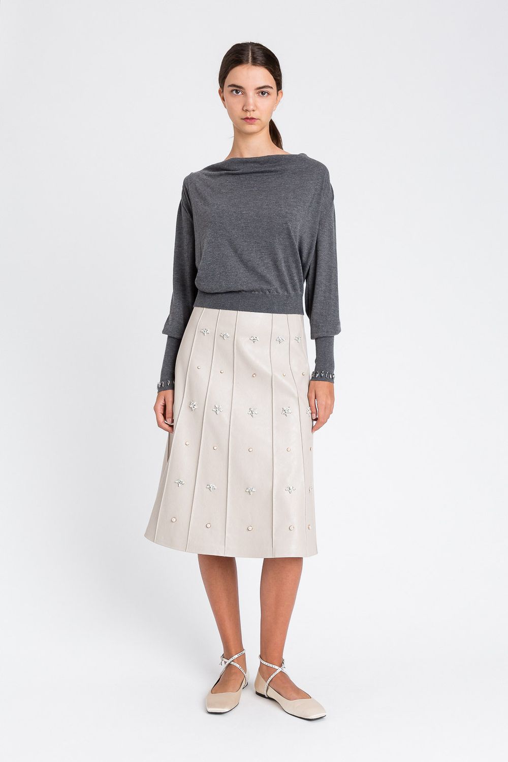 TWINSET ACTITUDE - Maglia 252AP3051 - Grigio TWINSET ACTITUDE - Maglia 252AP3051 - Grigio