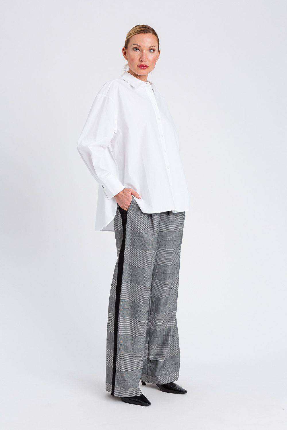 TWINSET ACTITUDE - Pantalone 252AQ2051 - Grigio