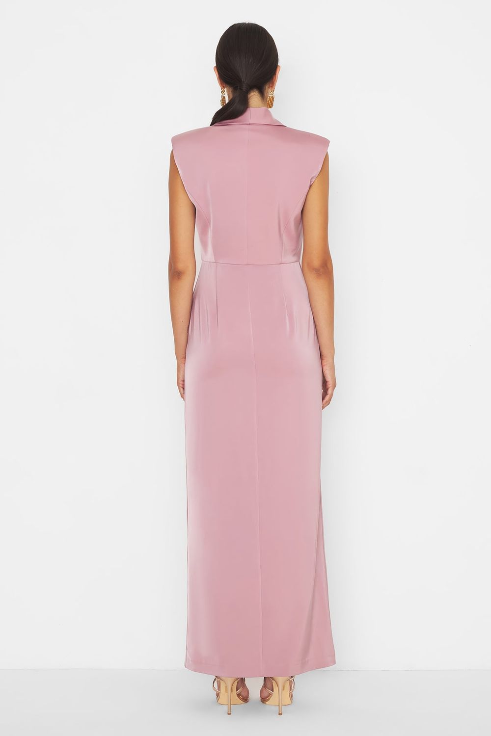 Silence Limited - Abito a raso Sublima Dress SKU: AB4169 - rosa