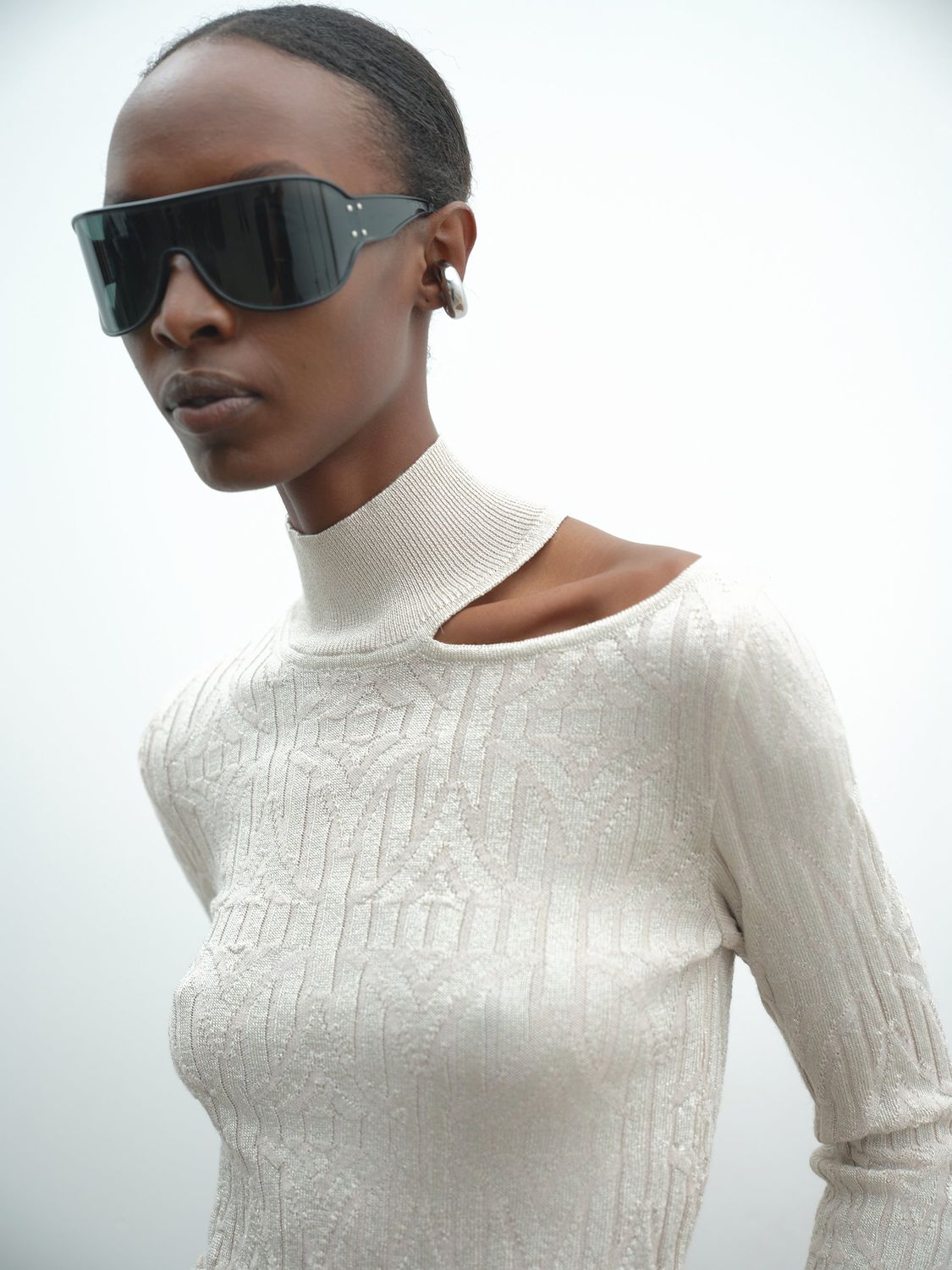 Lupetto AKEP a costine MGKD11035_ECRU&#39;