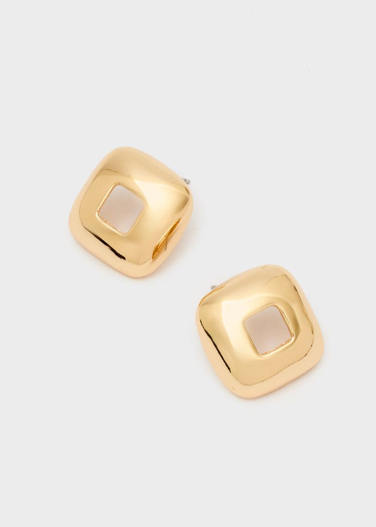 NALì - ORECCHINI A LOBO SQUARE Sku: EMOR1744 -  ORO