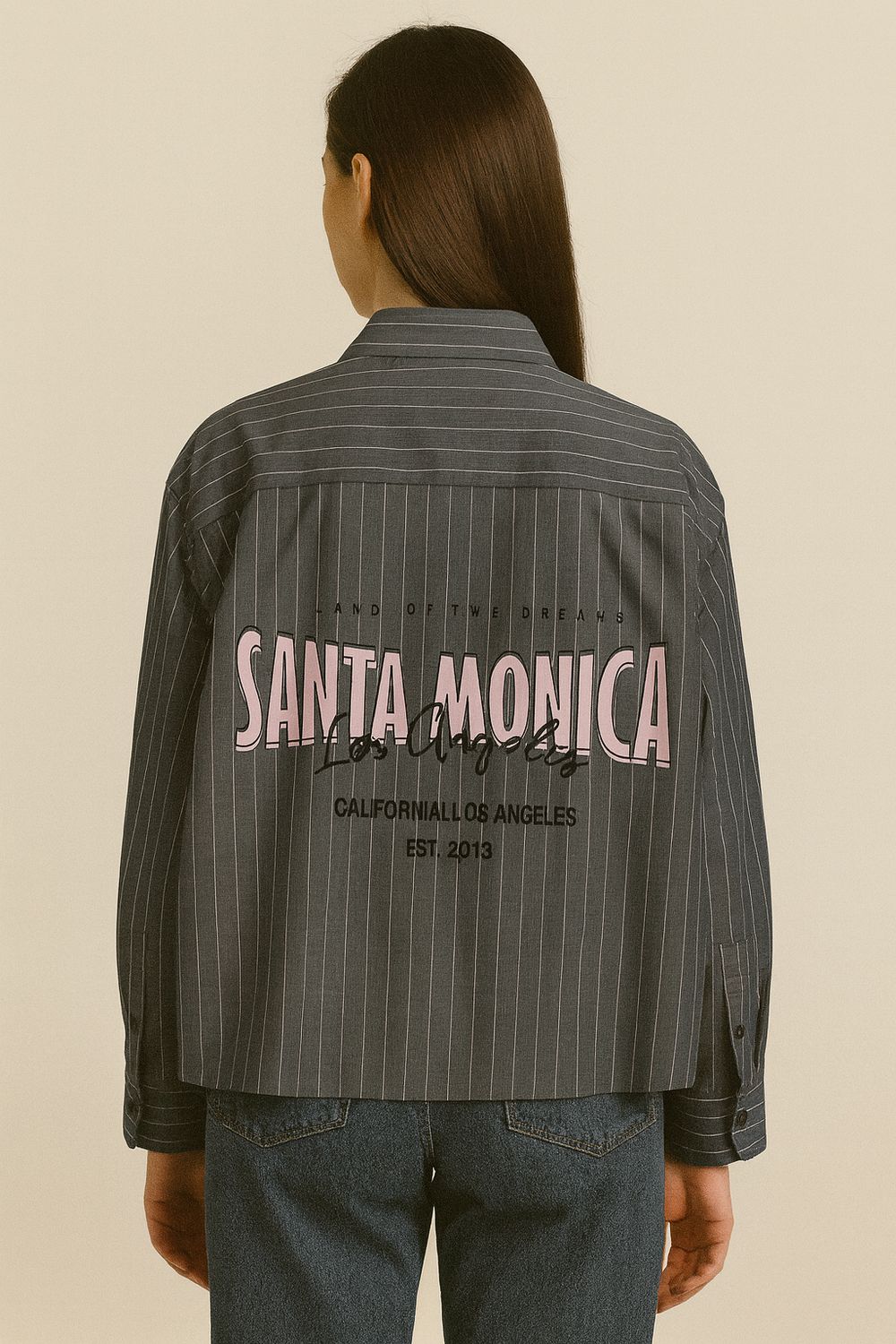 VICOLO - camicia corta ver vintage RF0077 - grigio VICOLO - camicia corta ver vintage RF0077 - grigio