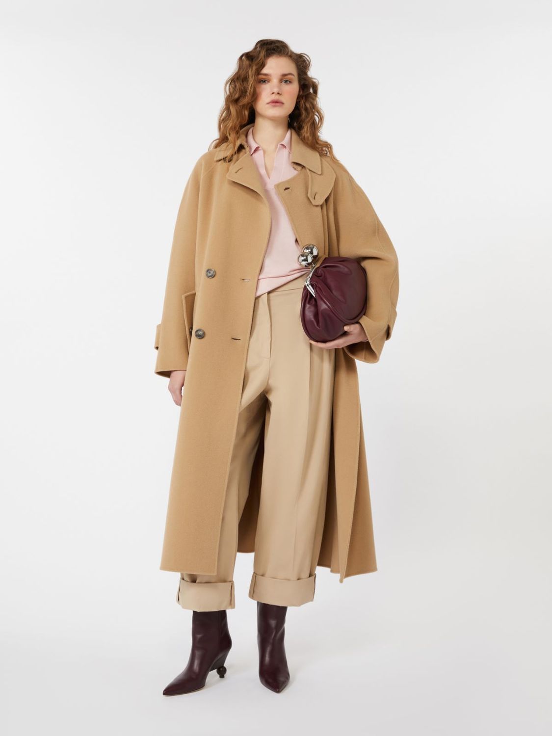 MaxMara WEEKEND - Cappotto trench in lana double WE5016025206065 - CAMMELLO