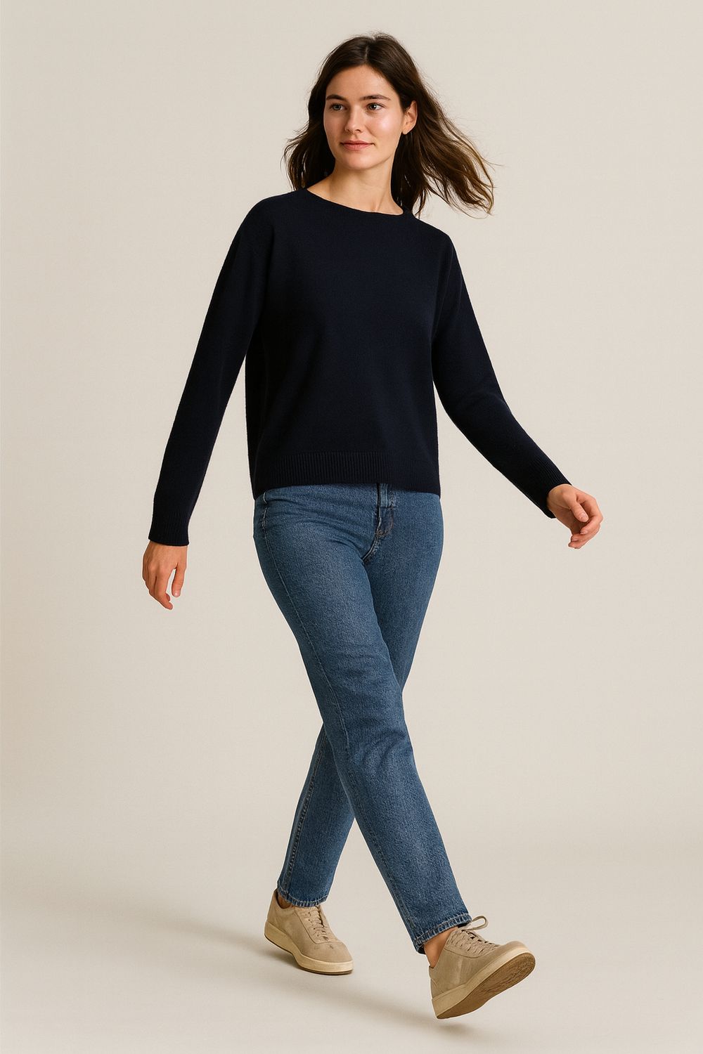 SOUVENIR - maglia in viscosa a barchetta Wi 2098 - blu