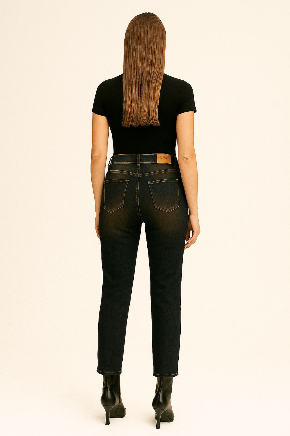 MOTEL - jeans elasticizzato sigaretta  sfumato al tè 3465T522K456 - denim