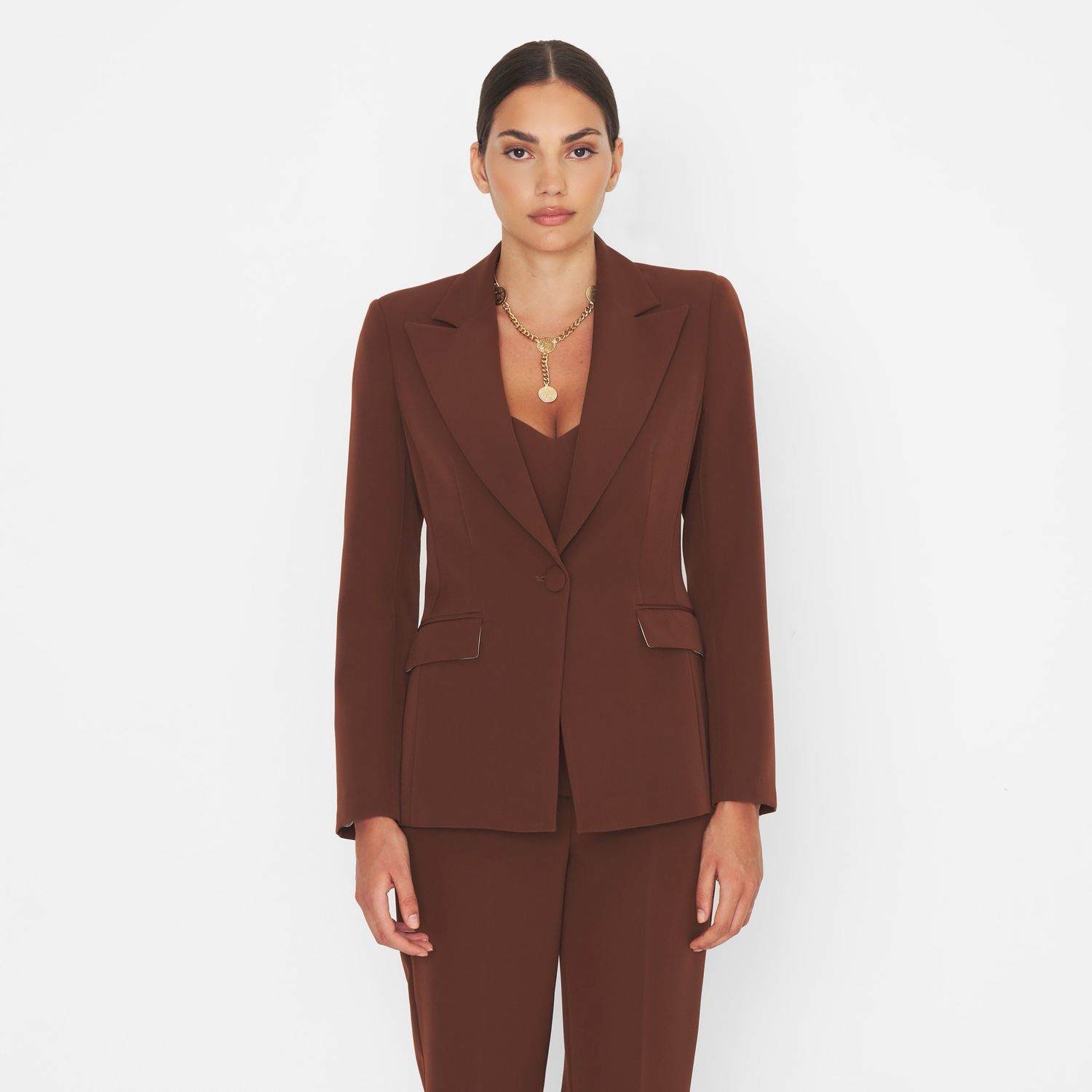 SILENCE LIMITED - Mono Blazer - marrone