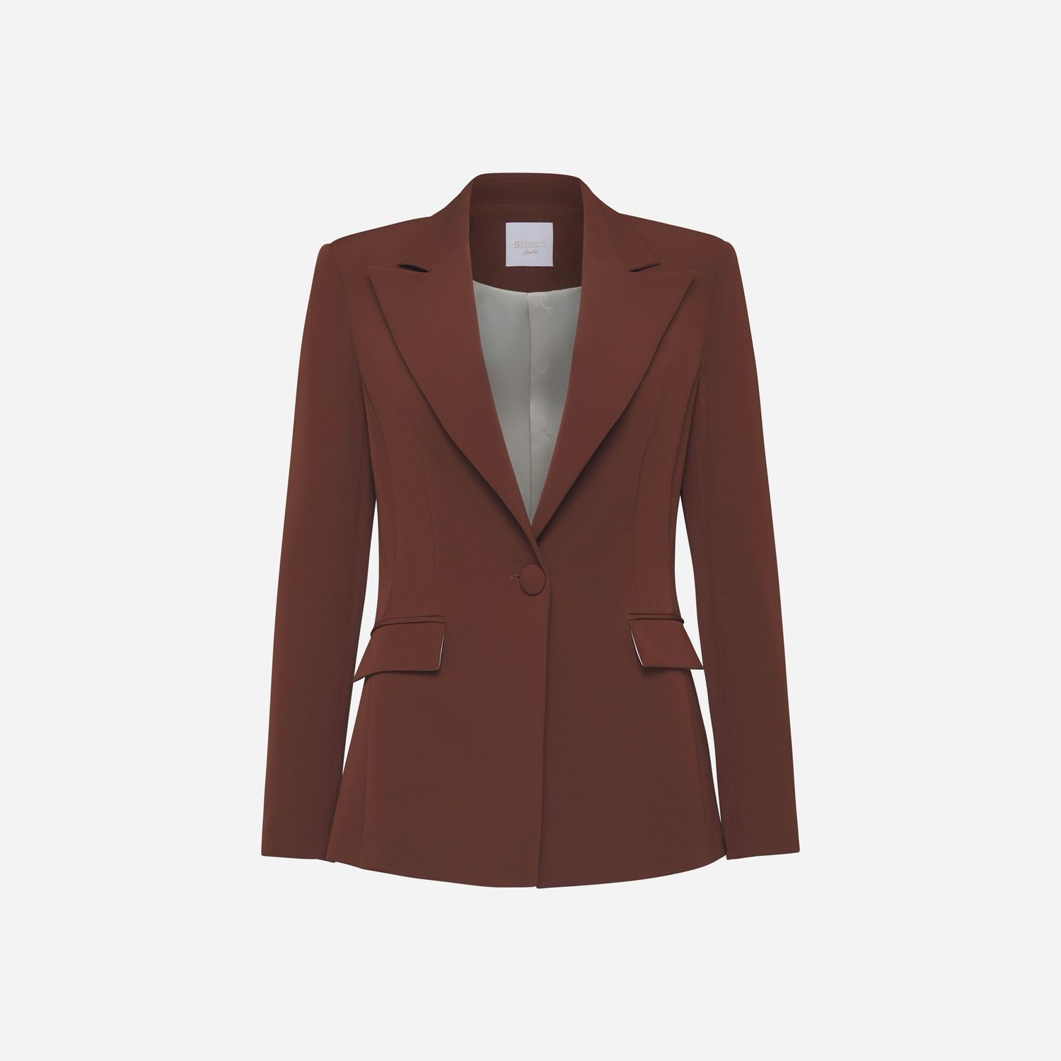 SILENCE LIMITED - Mono Blazer - marrone