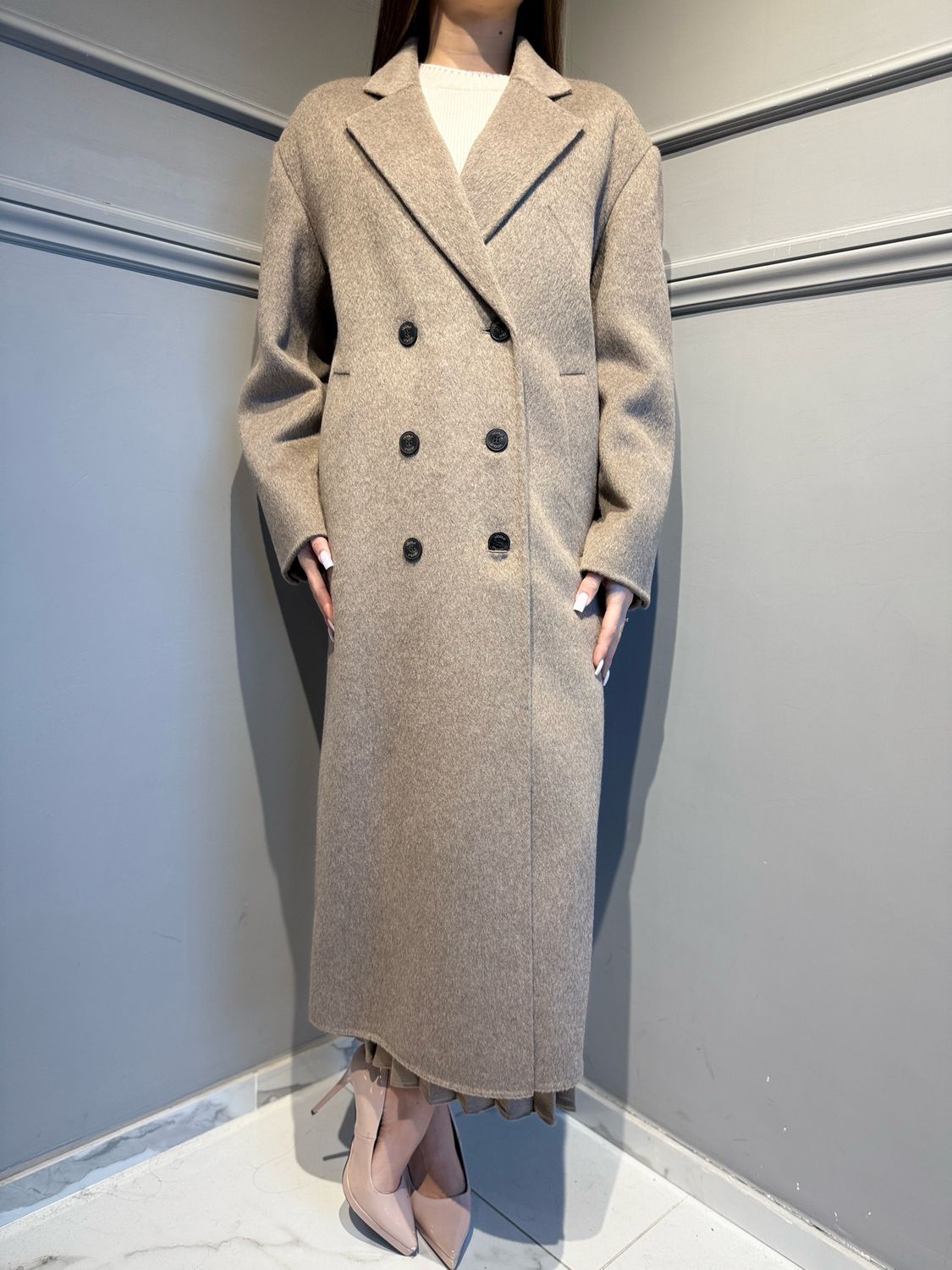 VICOLO - cappotto handmade con trapunta all’interno TF008 cacha