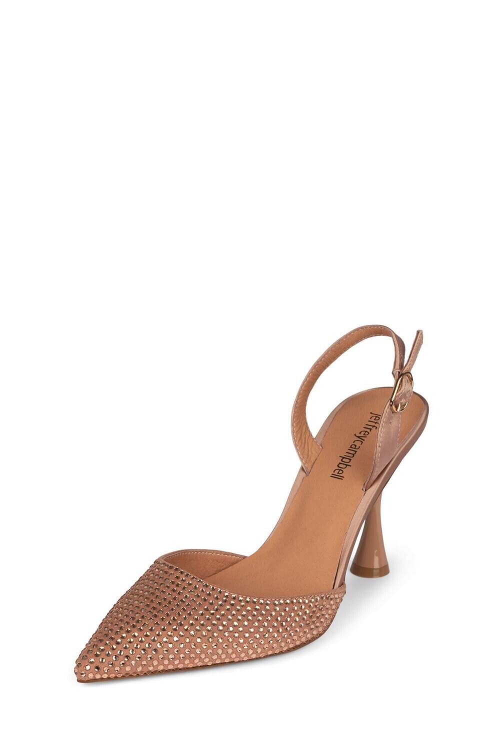 JEFFREY CAMPBELL - decolleté gioiello nude