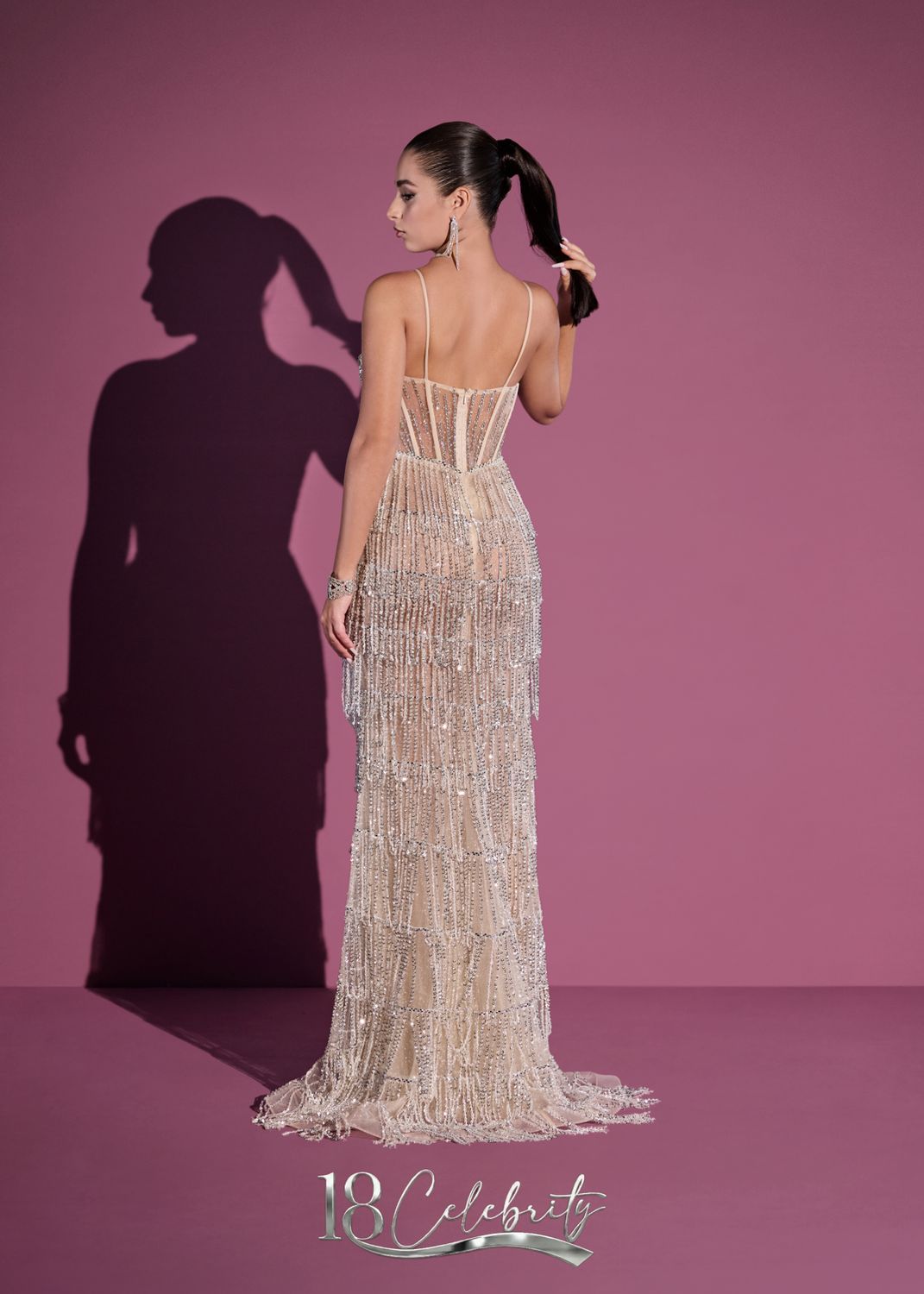 18TH CELEBRITY IMPERO COUTURE - ABITO KD2513 ORO/ARGENTO