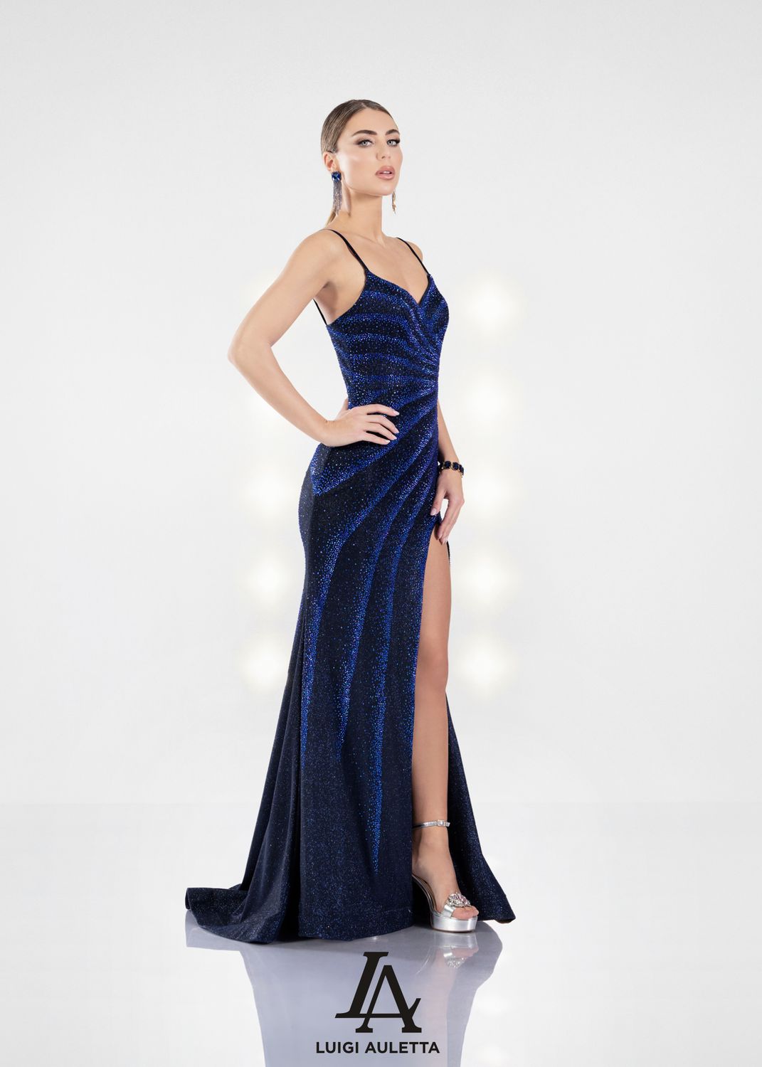 LUIGI AULETTA - abito BE18786 blu