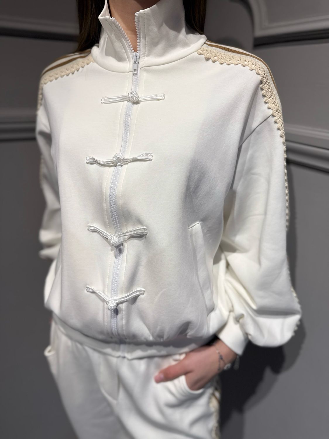 MOTEL - giubbino in tessuto è una S26M545 naturale/sabbia