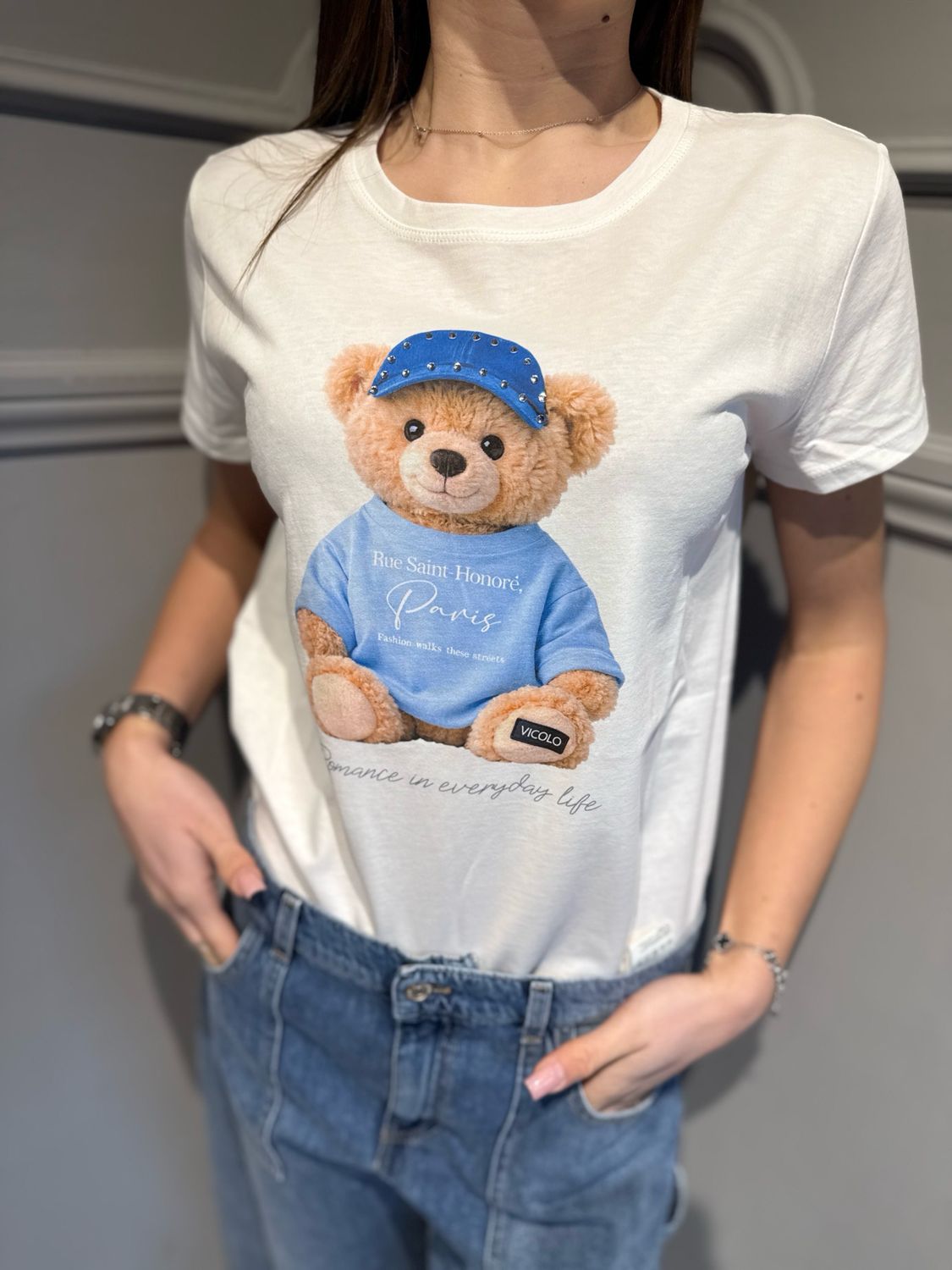 VICOLO - t-shirt orsetto RAB0175