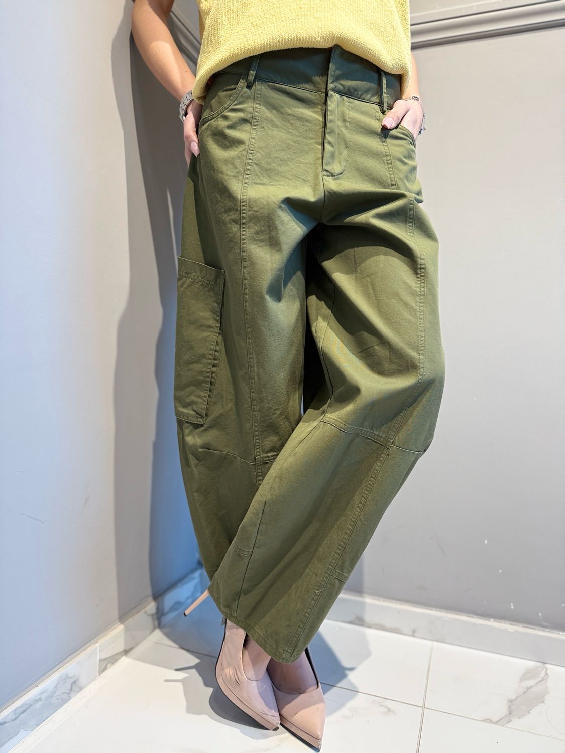 TENSIONE IN - pantalone combat HM580 verde militare