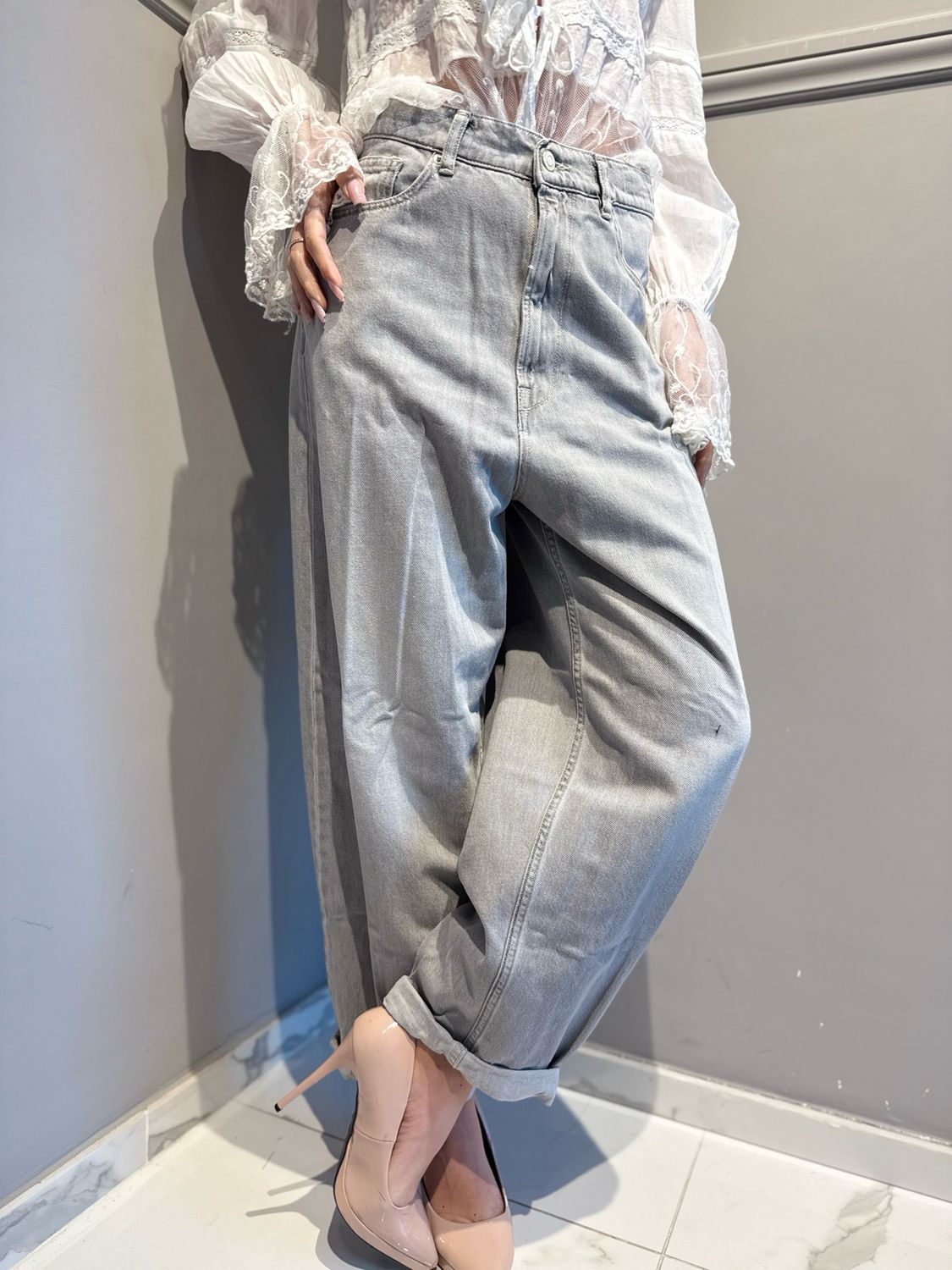 VICOLO - jeans DAB5155 LAILA grigio