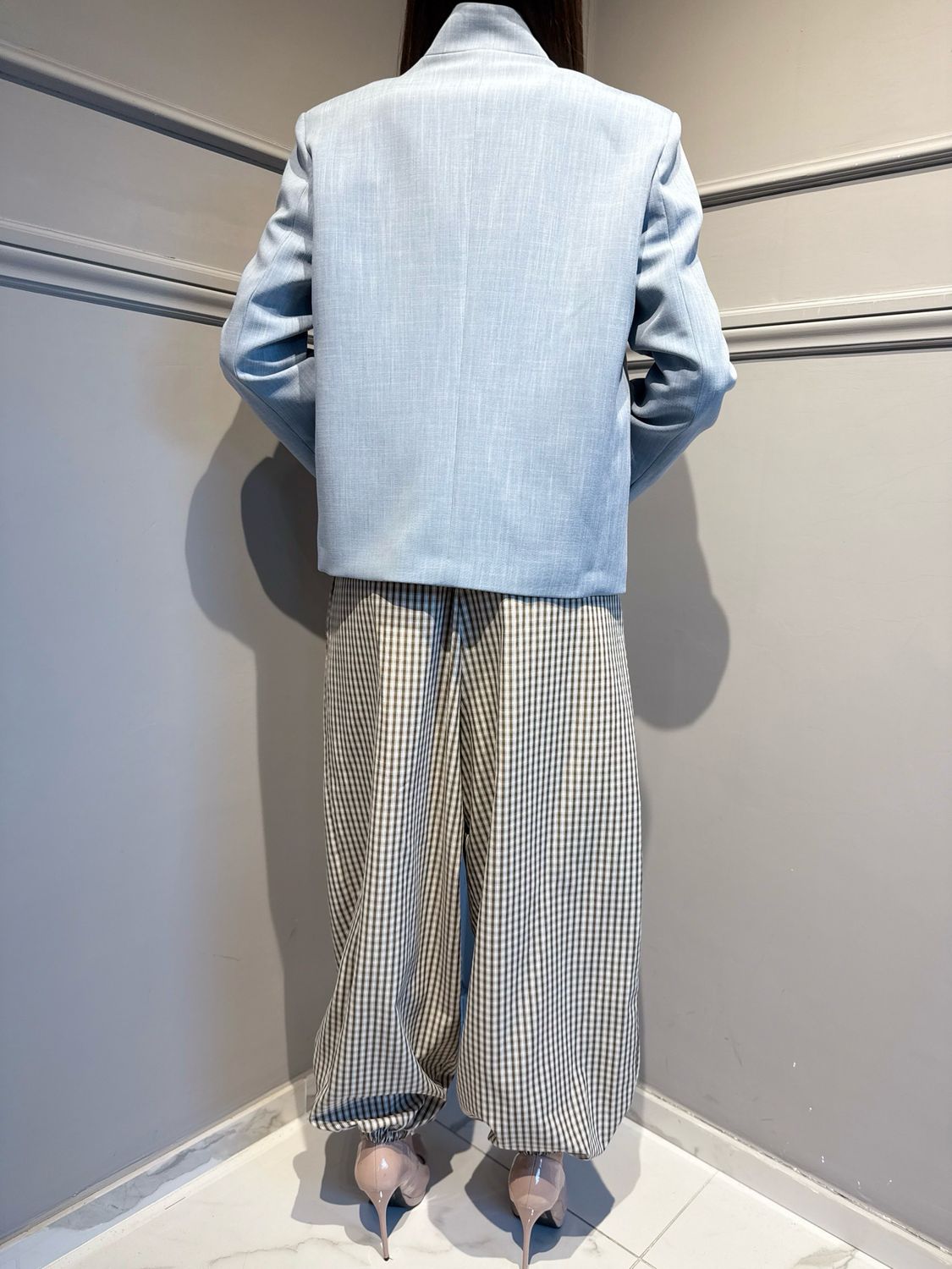 VICOLO - giacca collo alla coreana TAB1087 Oxford