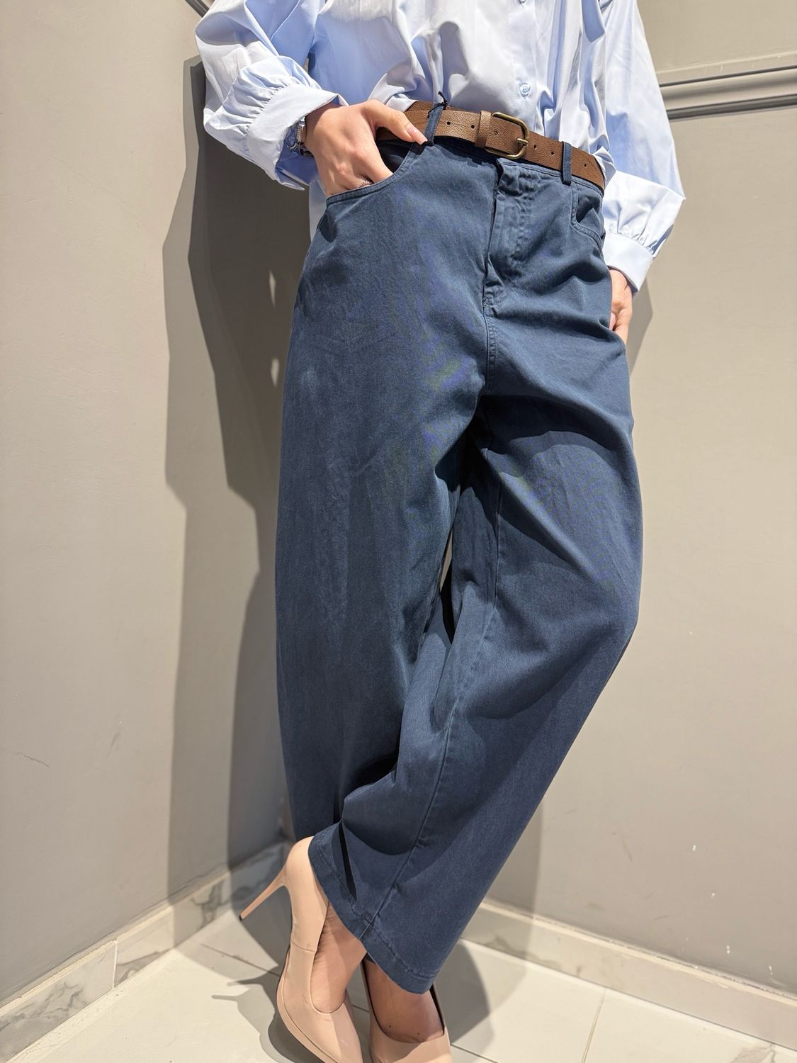 TENSIONE IN - pantalone Basilio PE26-4263 blu