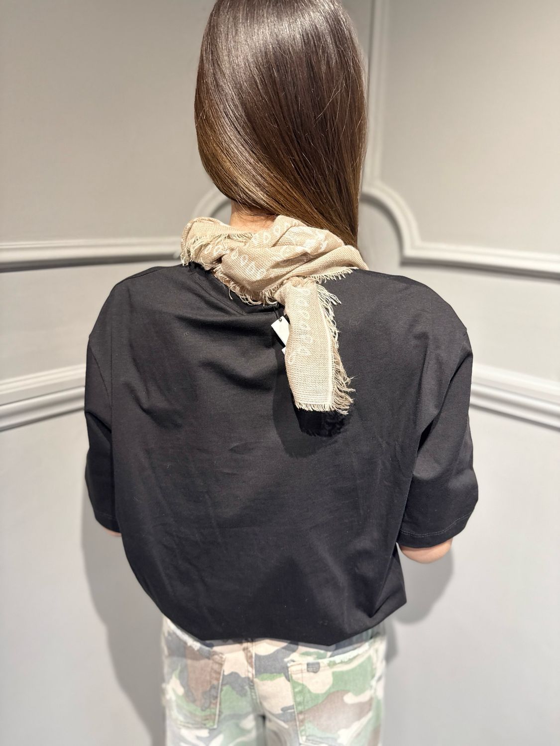 TENSIONE IN - bandana frangine 38746 sabbia