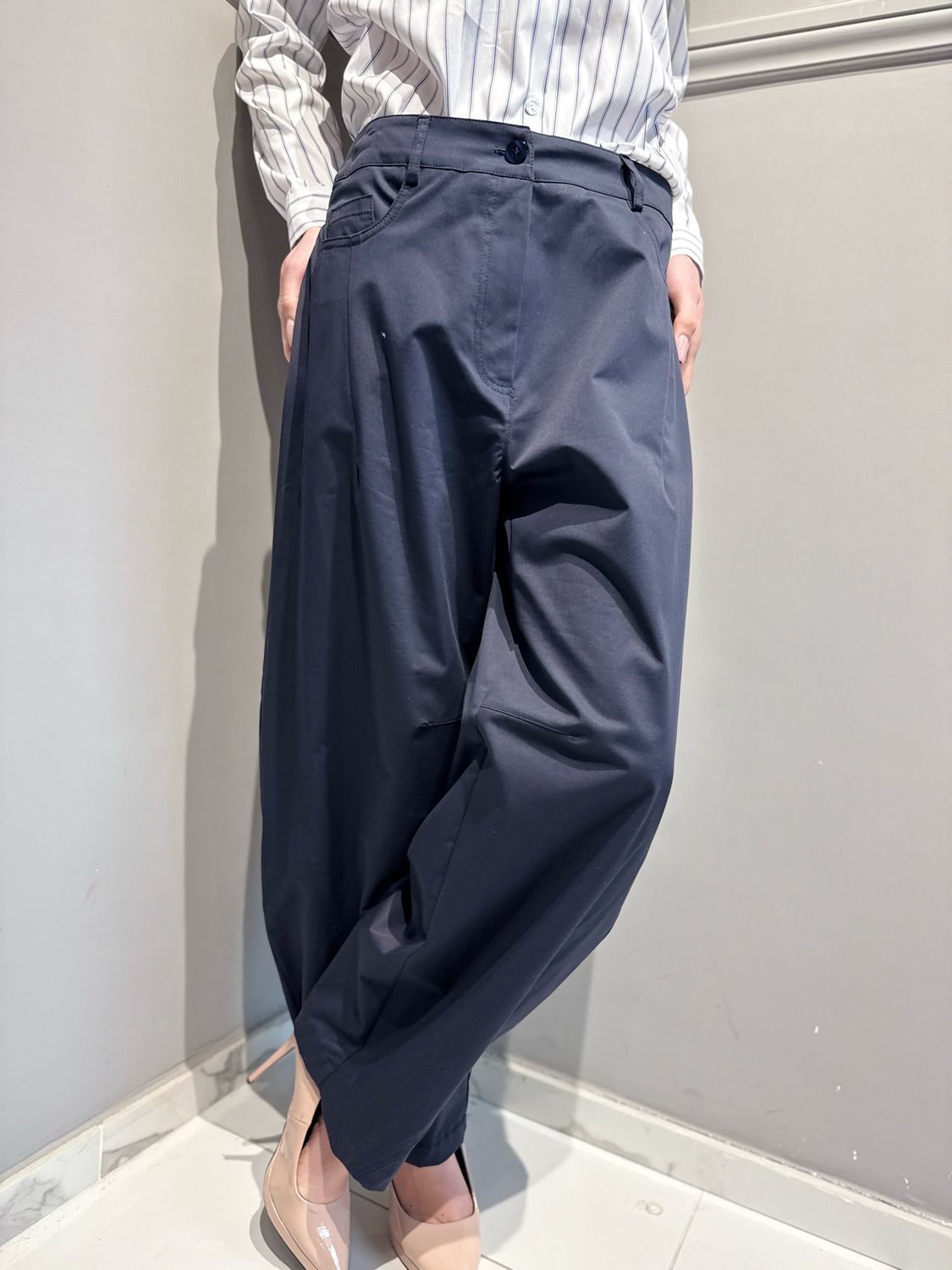 MOTEL - pantalone Baloon 26P3304 navy