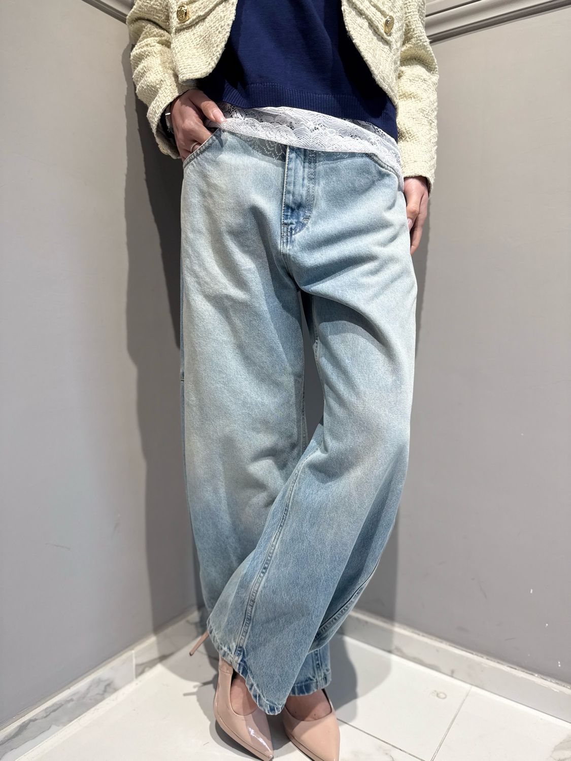 MOTEL - jeans Baloon cj8088 denim blue