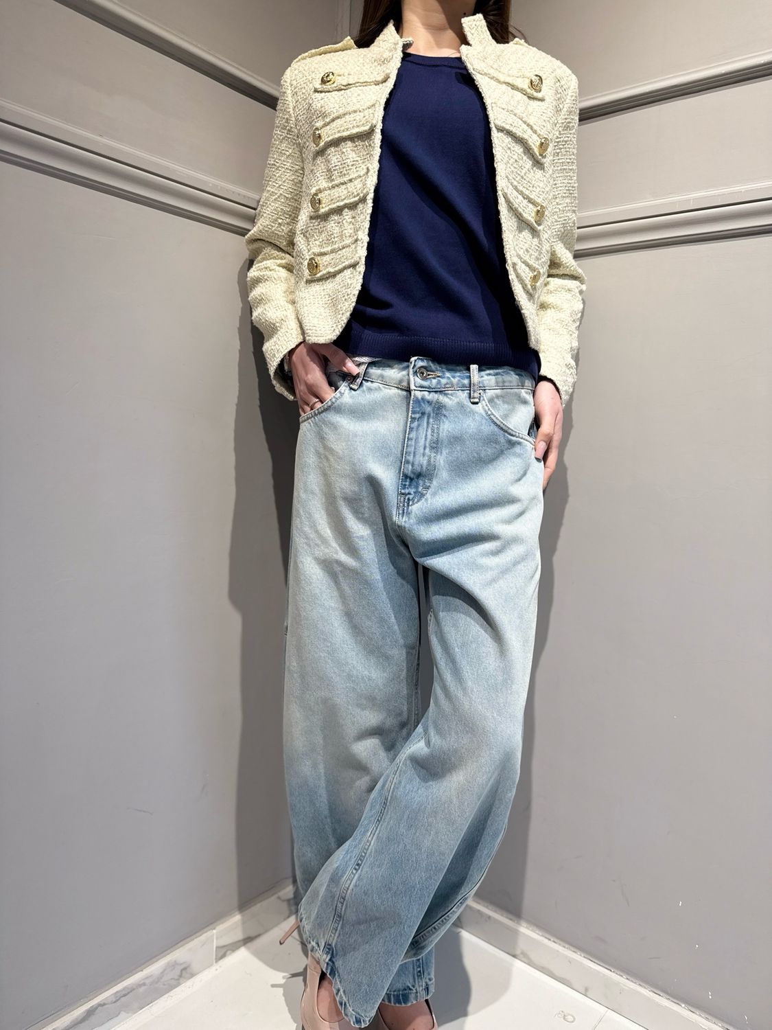 MOTEL - jeans Baloon cj8088 denim blue