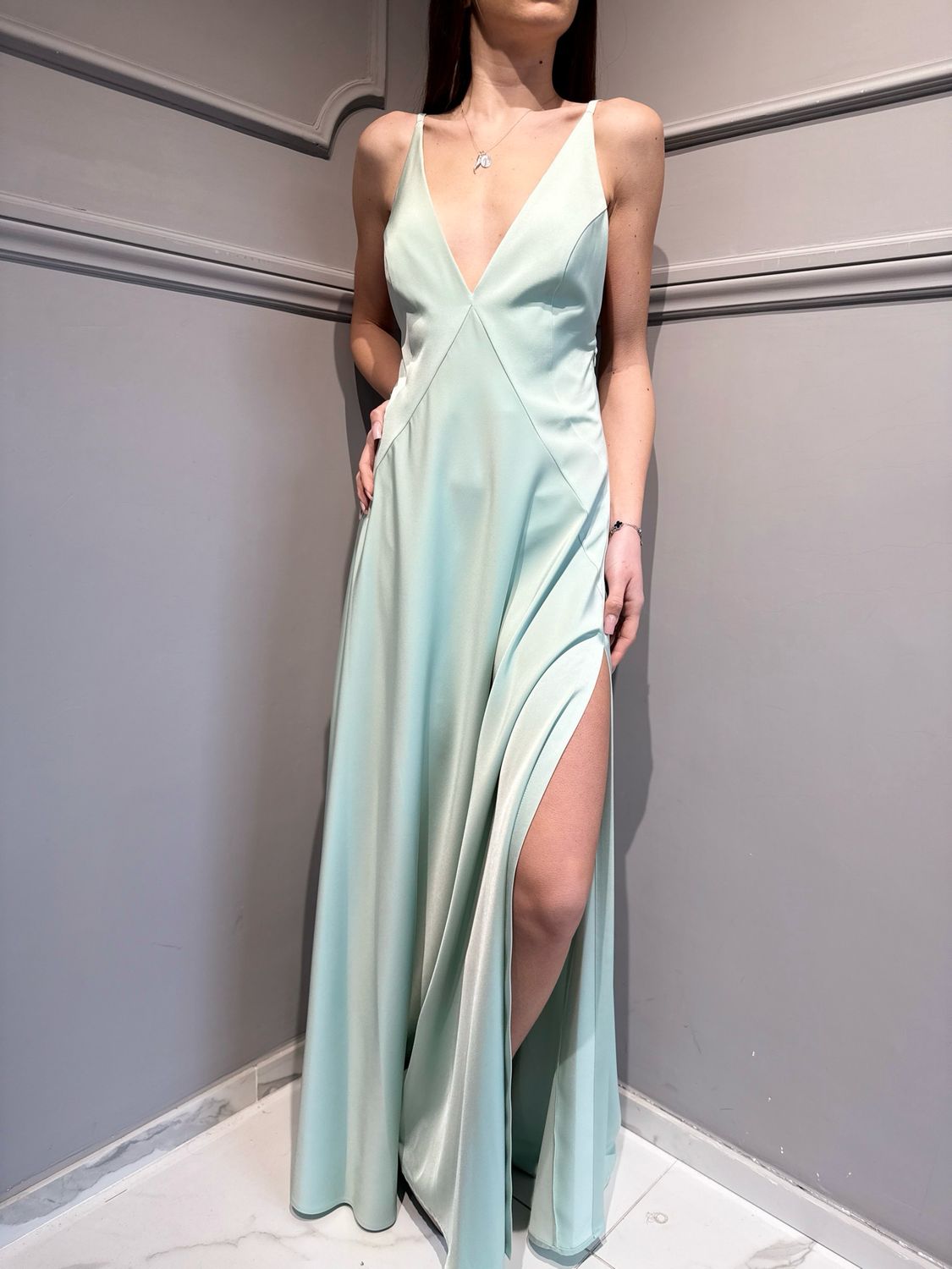 SILENCE LIMITED - abito AB4208 nicole dress tropicale green