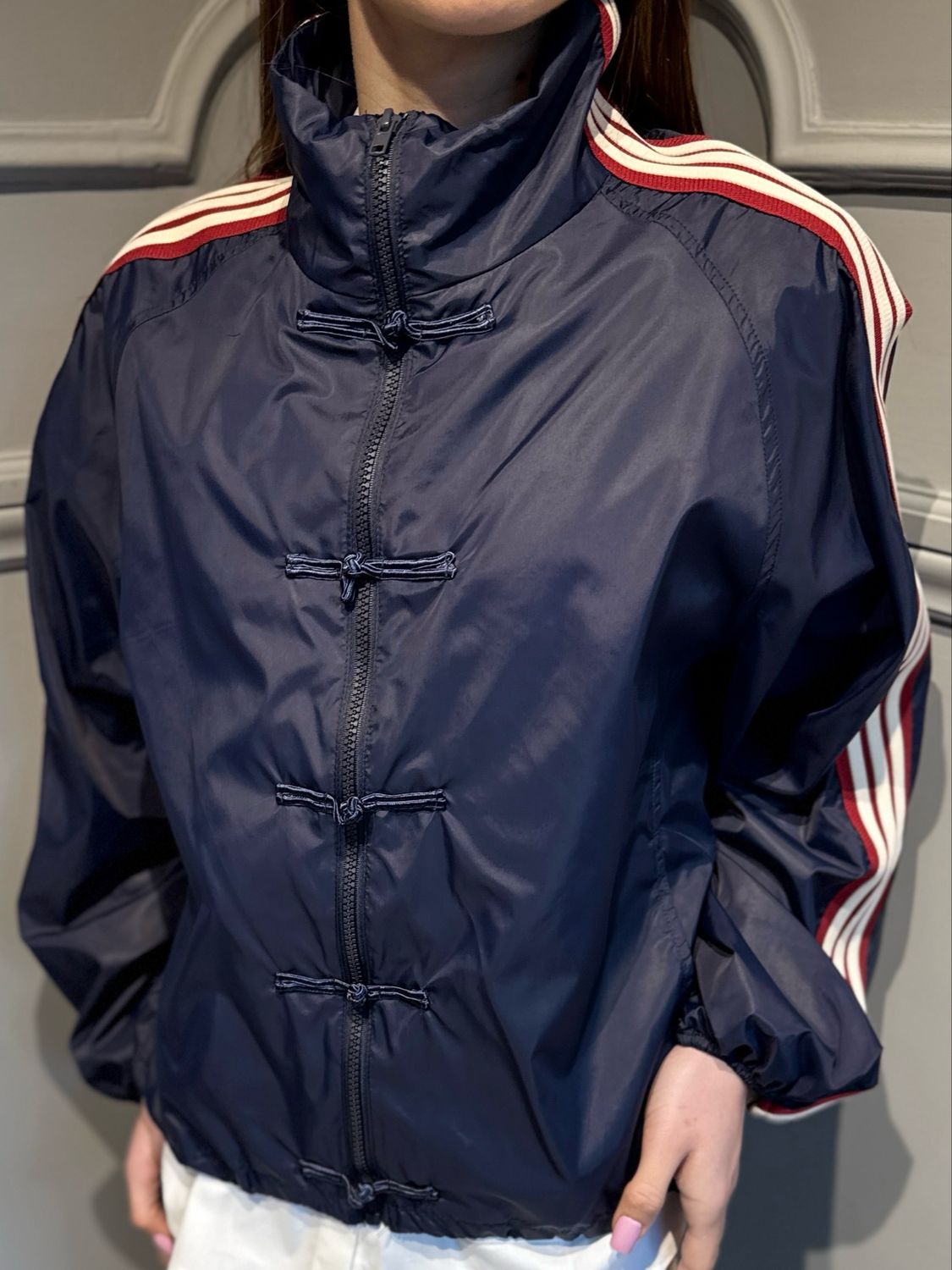 TENSIONE IN - bomber bande 38736 blu