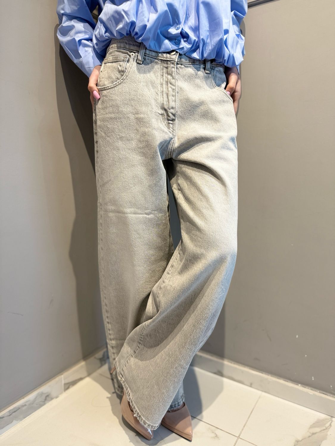 VICOLO - jeans SARA DAB5243 grigio