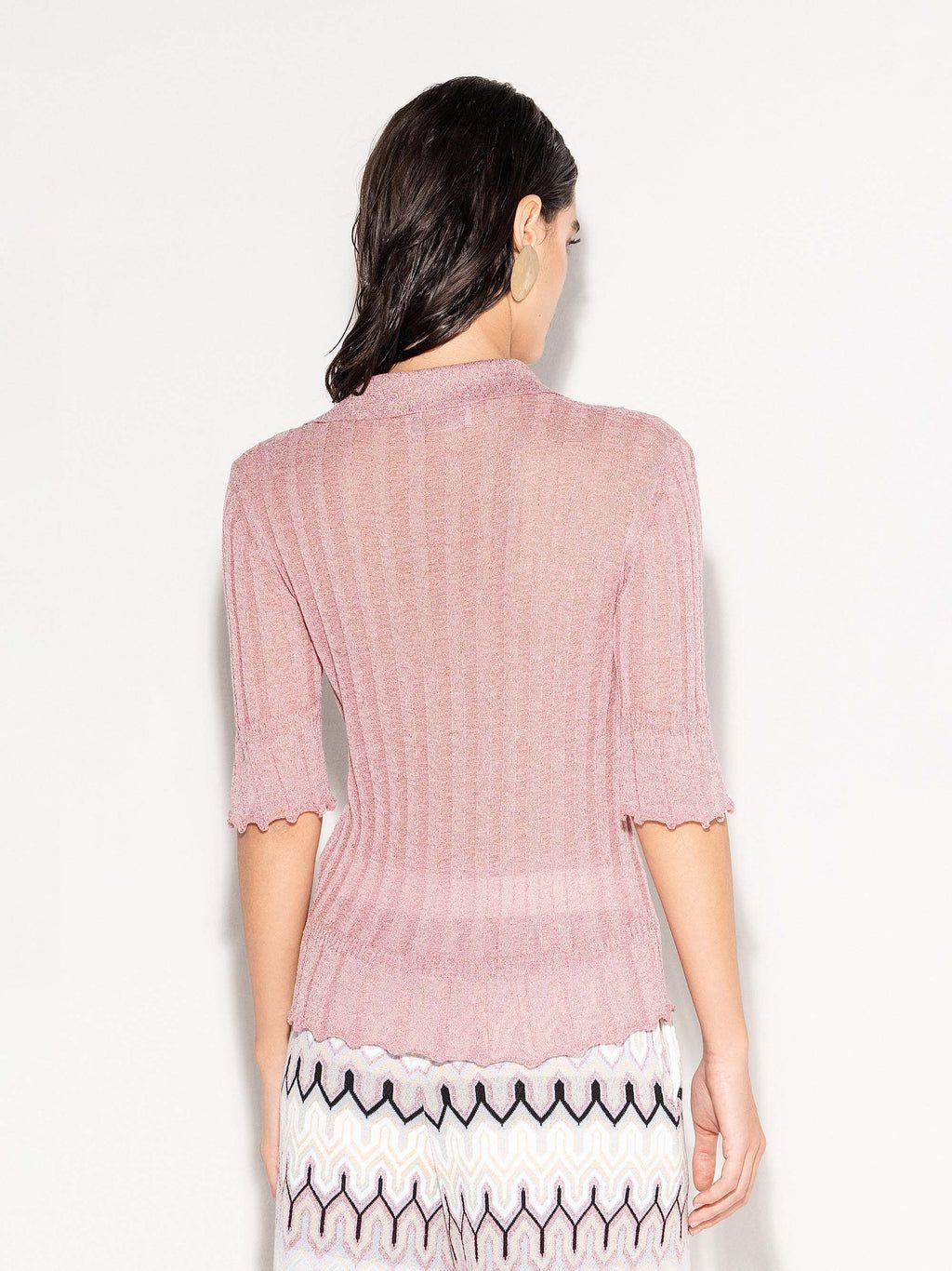 POLO AKEP A MANICHE CORTE SKU: PLKD13280 ROSA