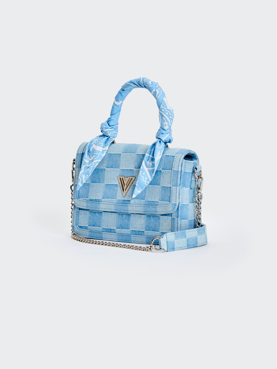 VICOLO - Borsa Le Marais Denim XAB0015 NEW IN Blu