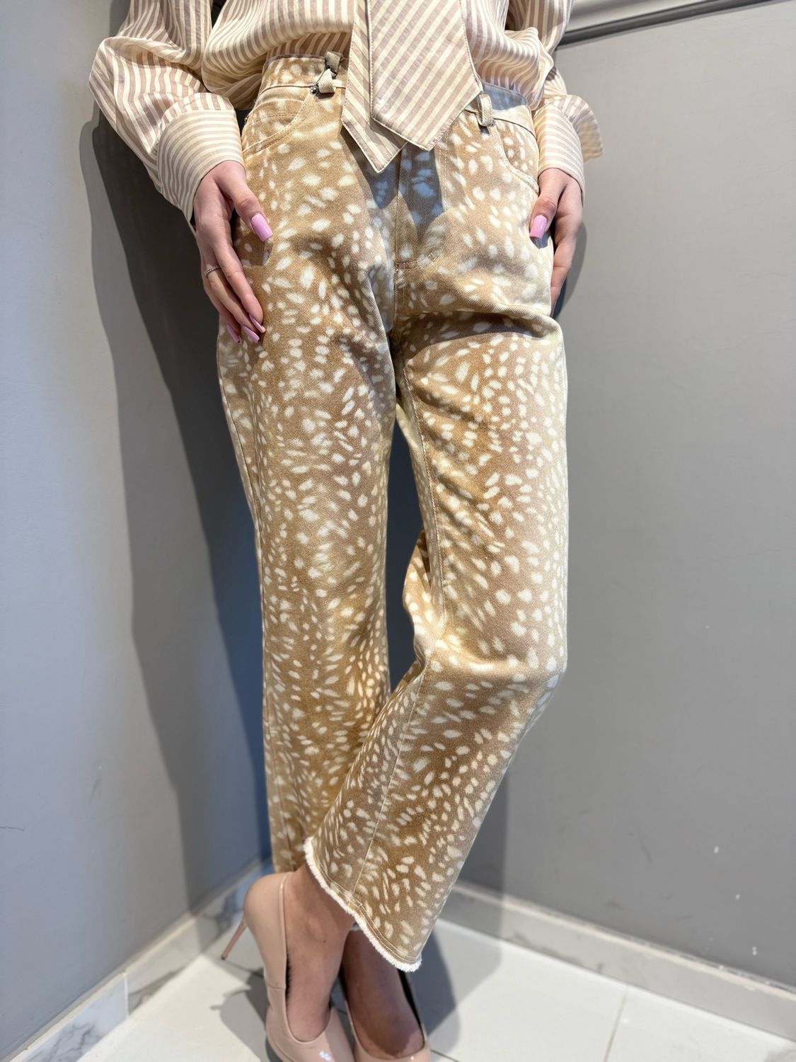 TENSIONE IN - pantalone dritto S26P803 variante unica