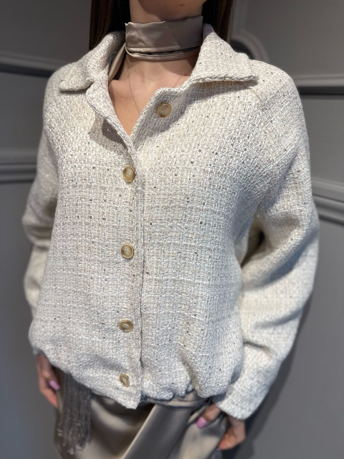 HAVE ONE - giacca chanel JNO-Q112 burro