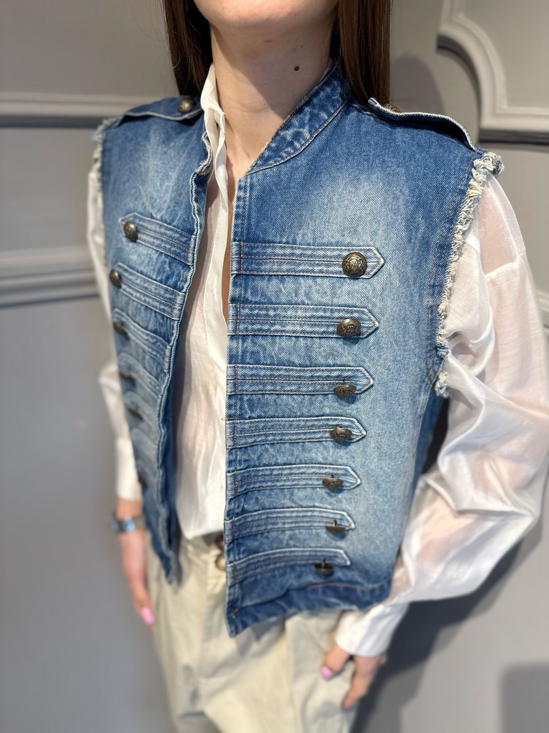 MOTEL - gilet modello Napoleone 38877G