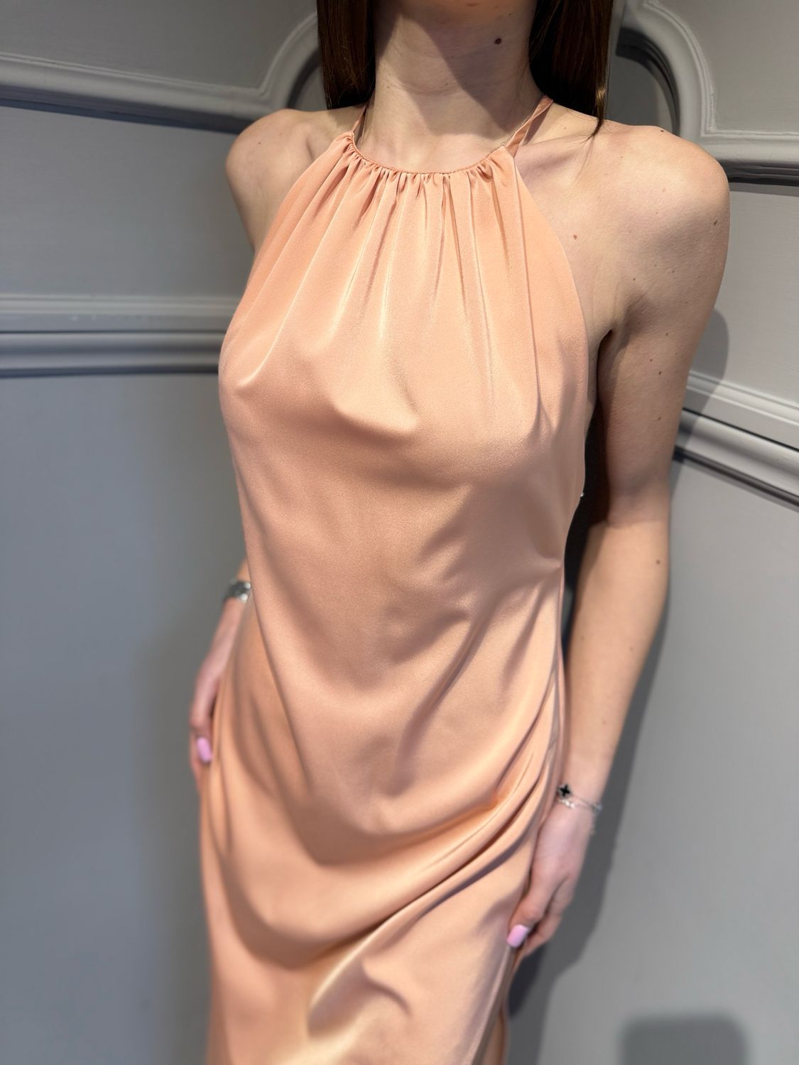 SILENCE LIMITED - abito AB4204 SENSUAL_DRESS peach