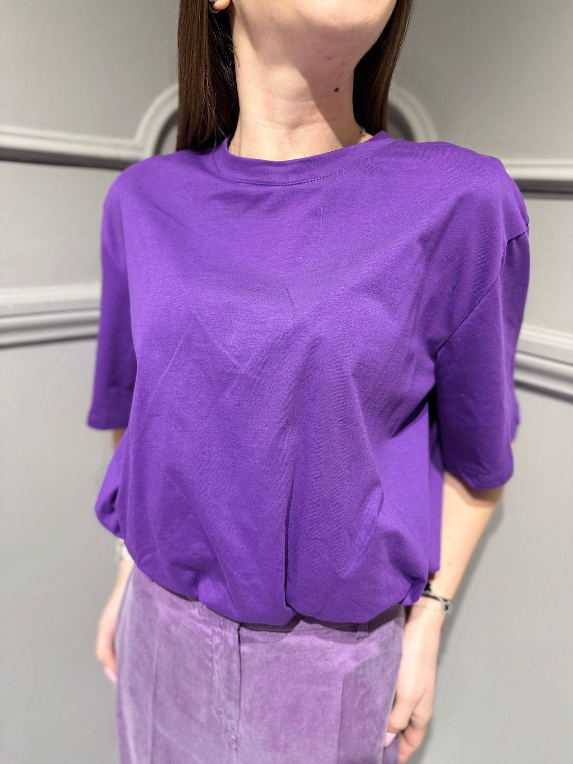 TENSIONE IN - t-shirt a palloncino PE260101 viola