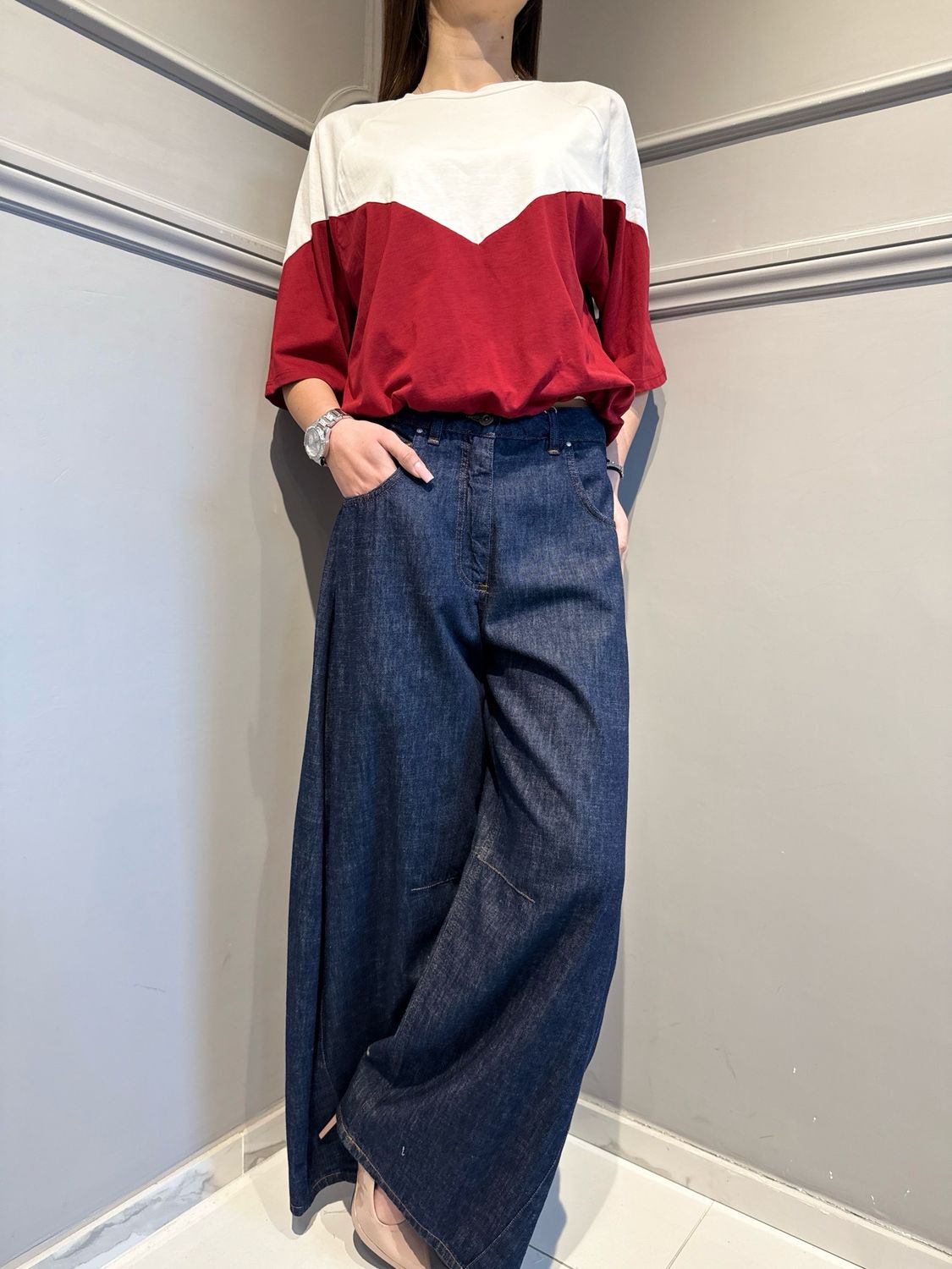 MOTEL - jeans Baloon 3992J014W000 jeans scuro
