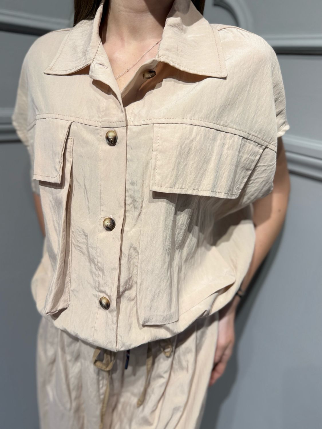 VICOLO - gilet ABU TAB2080 beige