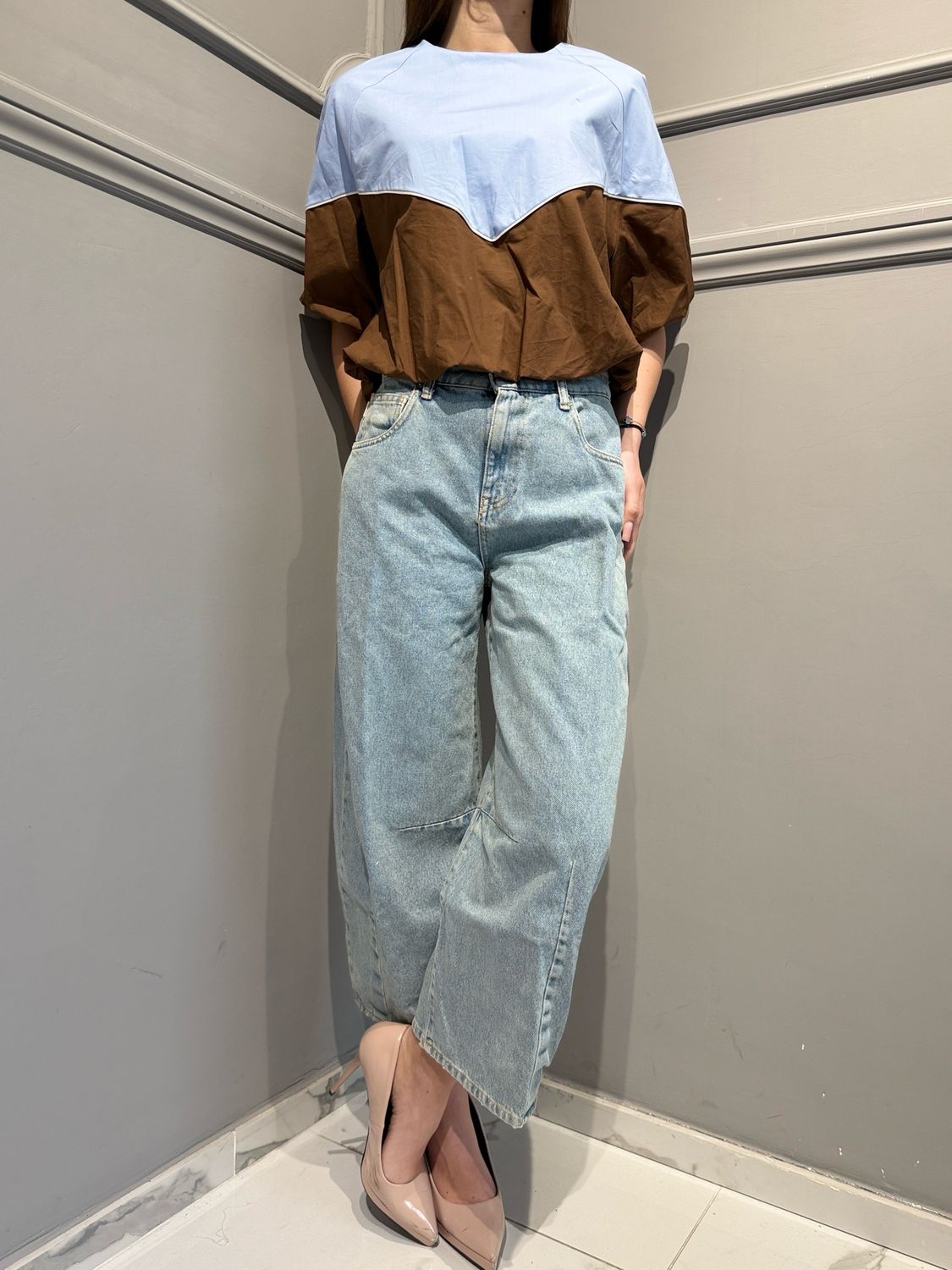 VIVOLO - pantalone CECIL DAB5355 denim vintage