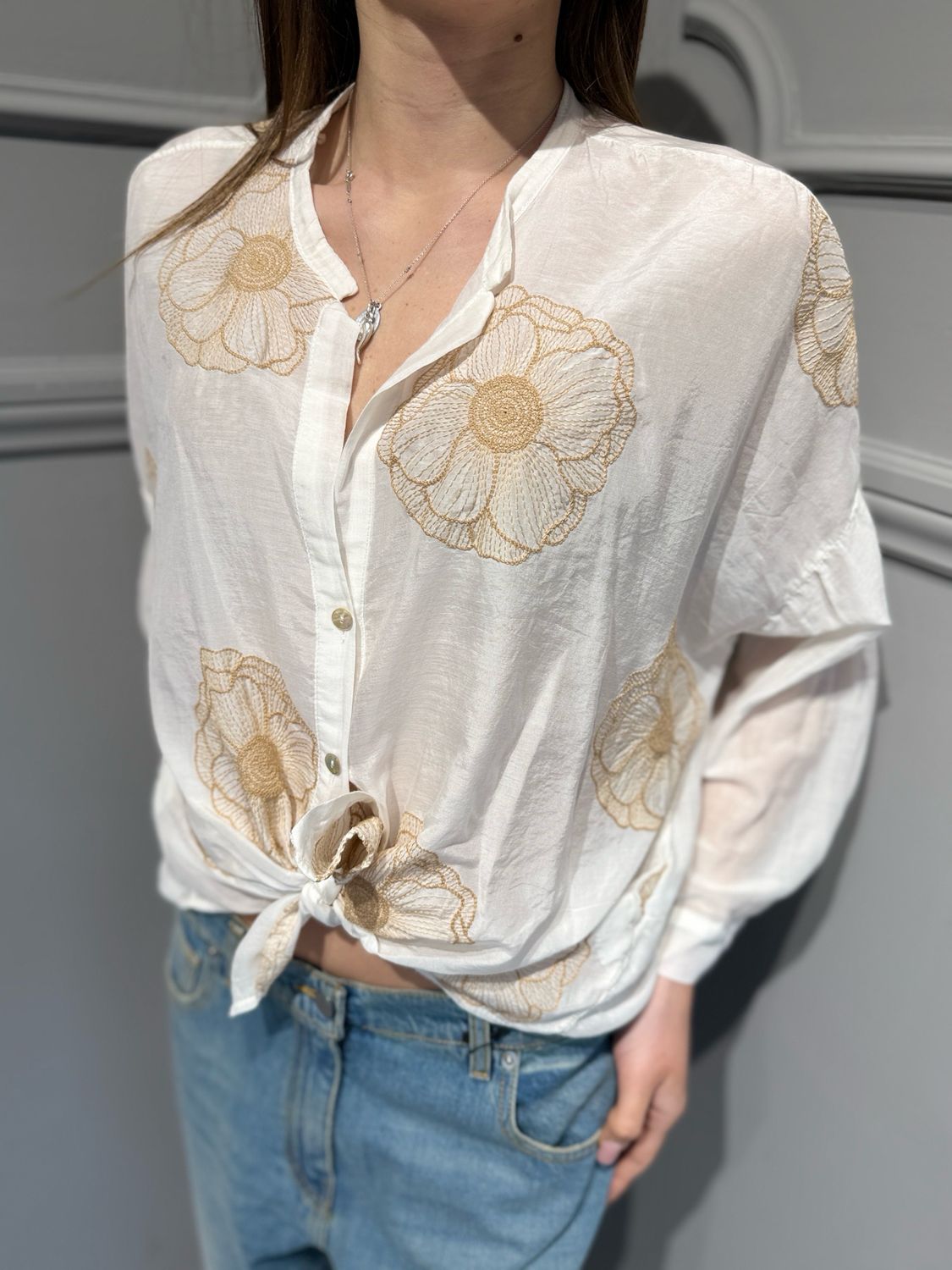 MOTEL - camicia S26CC56 sbollito