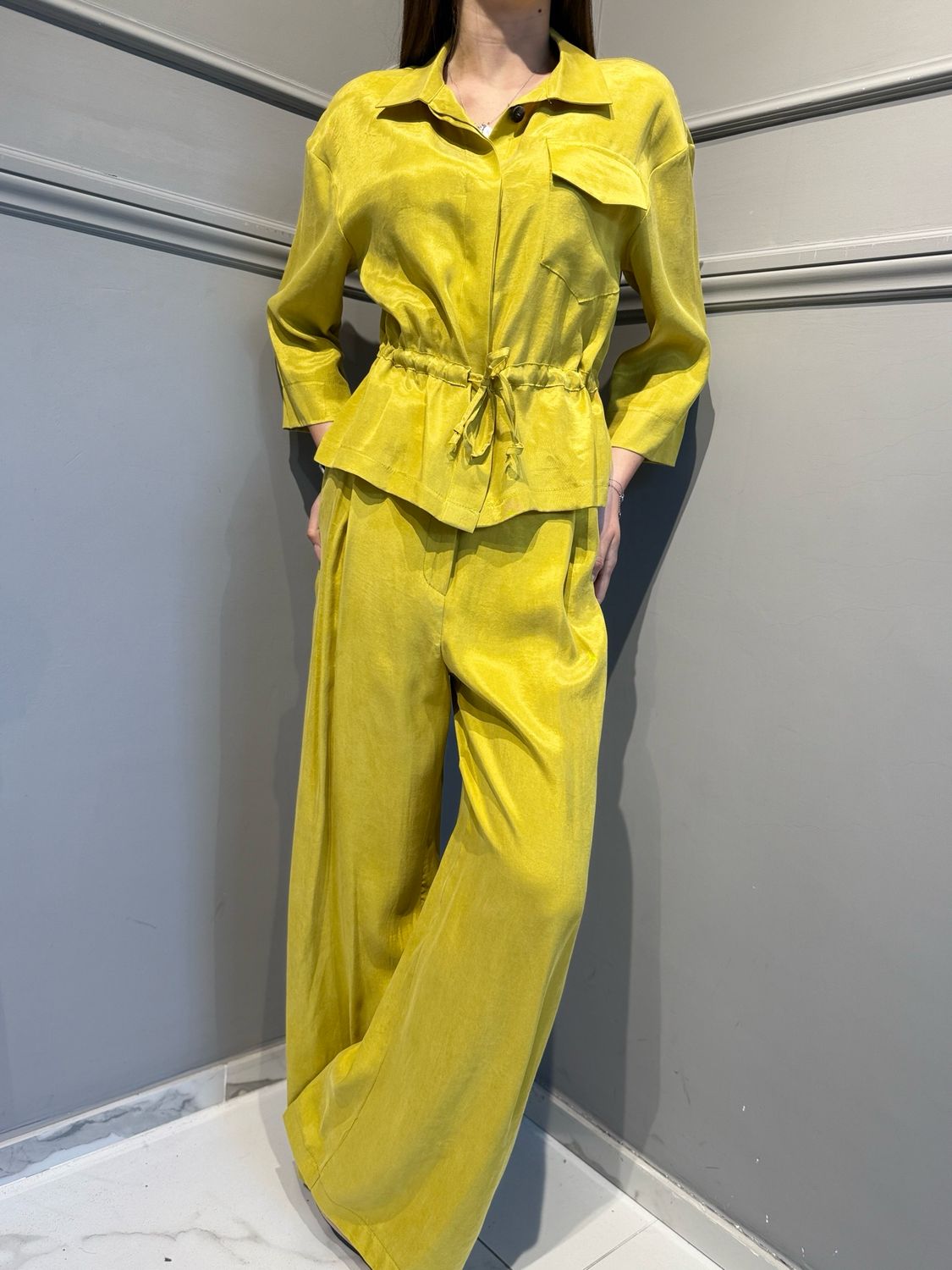 MOTEL - pantalone a palazzo PE26186 sole