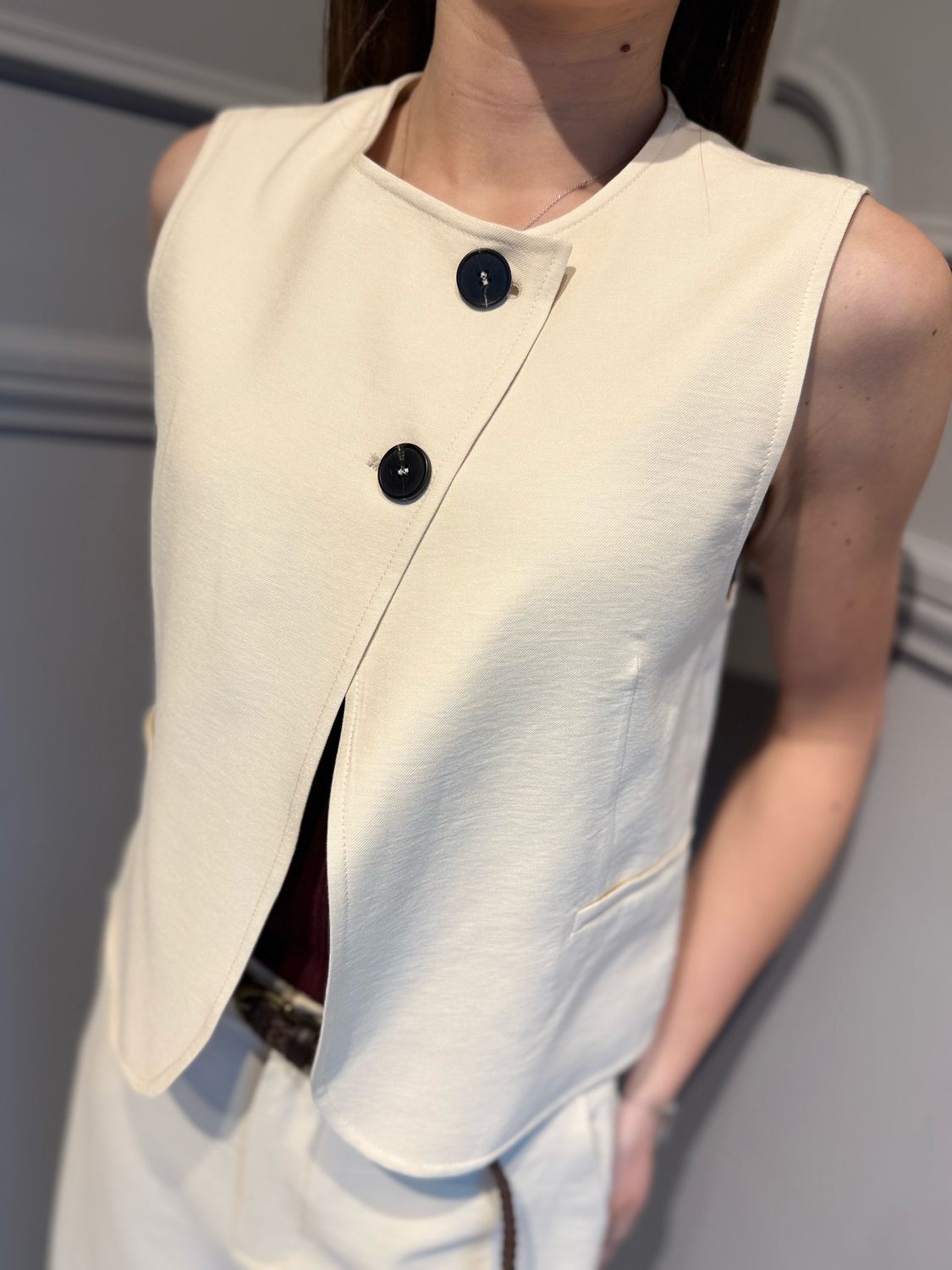 HAVE ONE - gilet 2 bottoni LMN-Q034