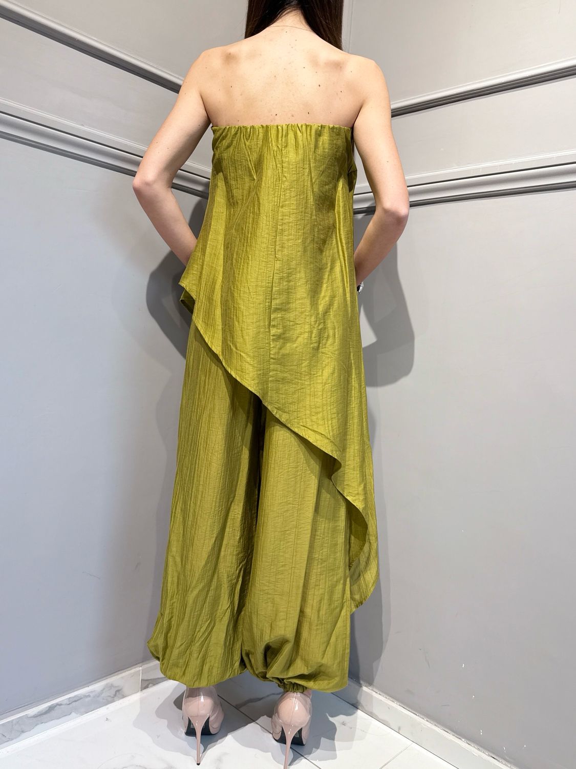 VICOLO - blusa taglio laterale TAB2258 olio