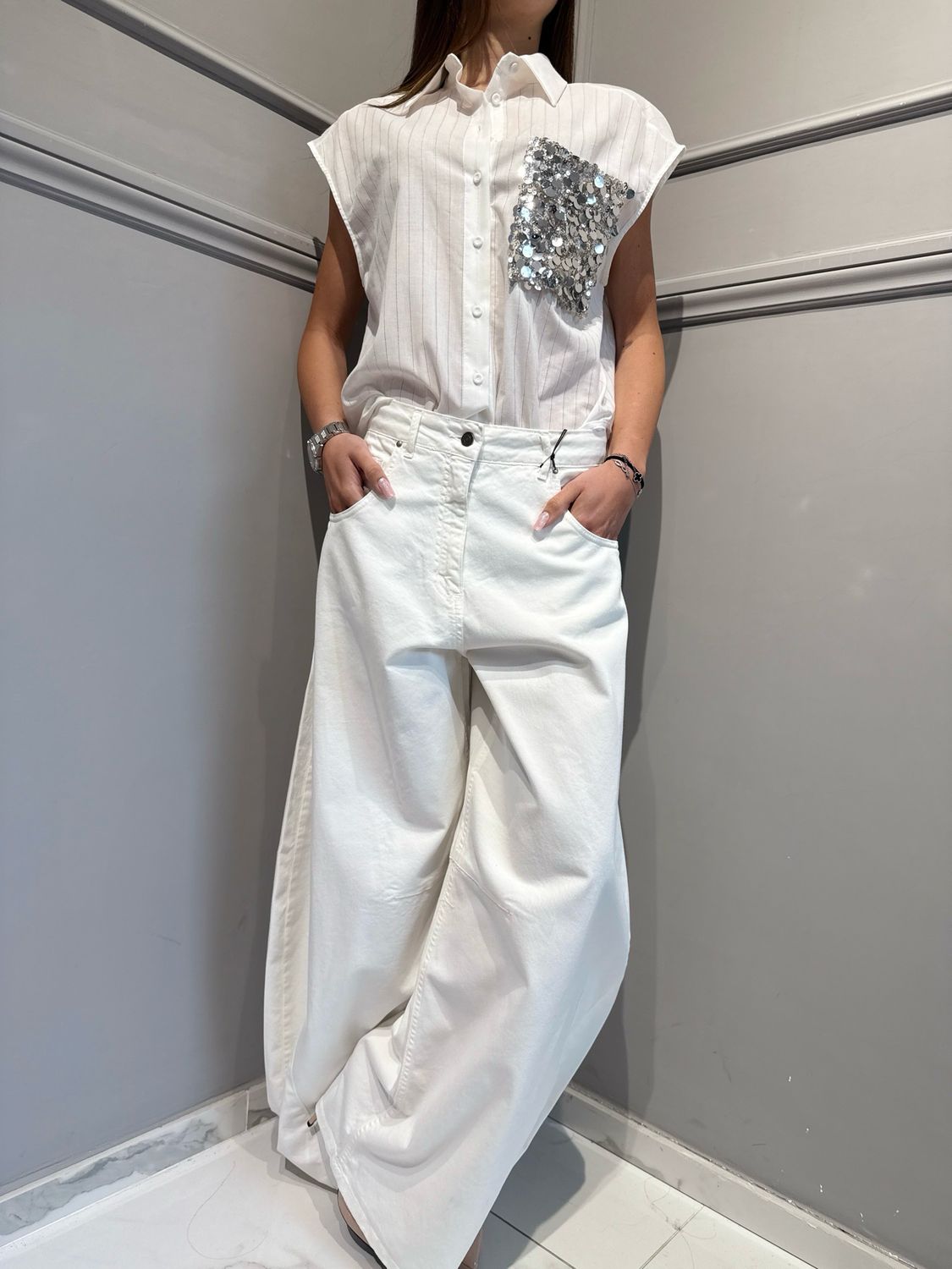 TENSIONE IN - pantalone Baloon Louvre P314B982D001