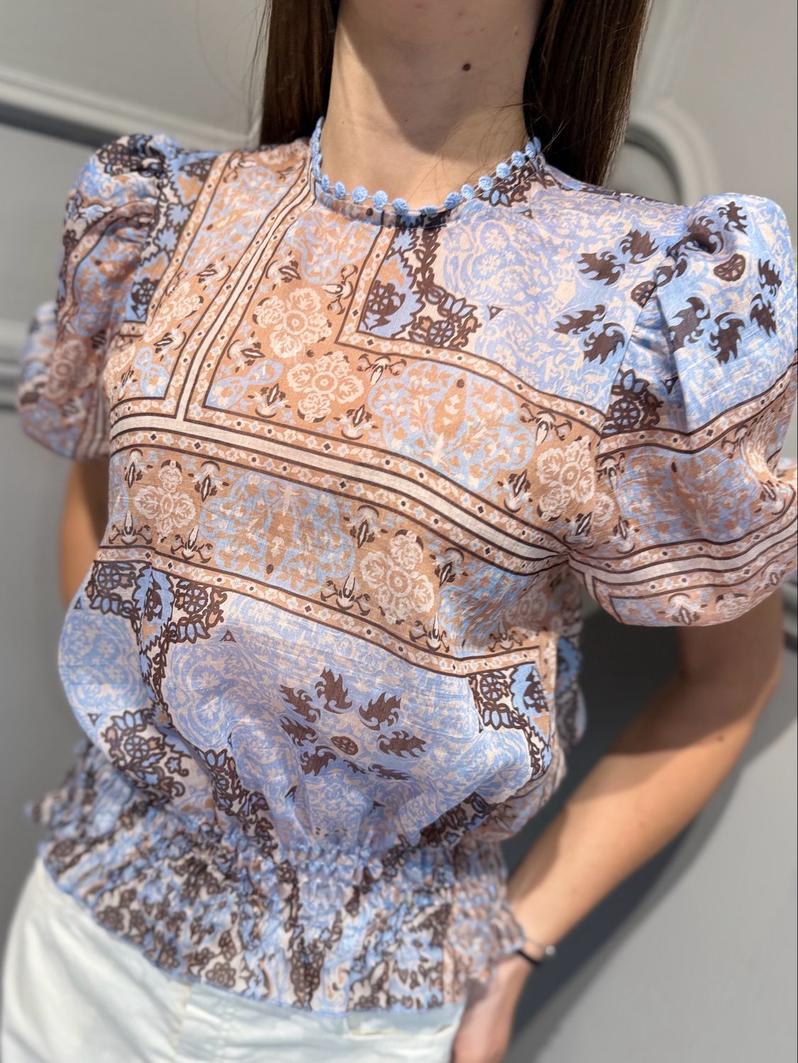 TENSIONE IN - blusa girocollo S26CF16