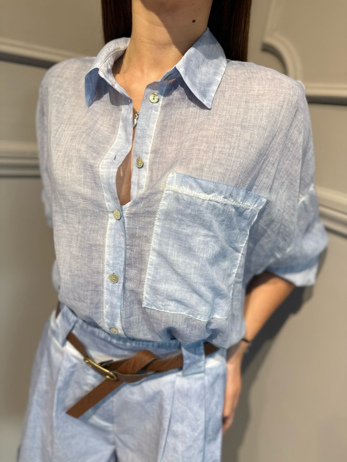 HAVE ONE - camicia voile CFL-Q130 jeans
