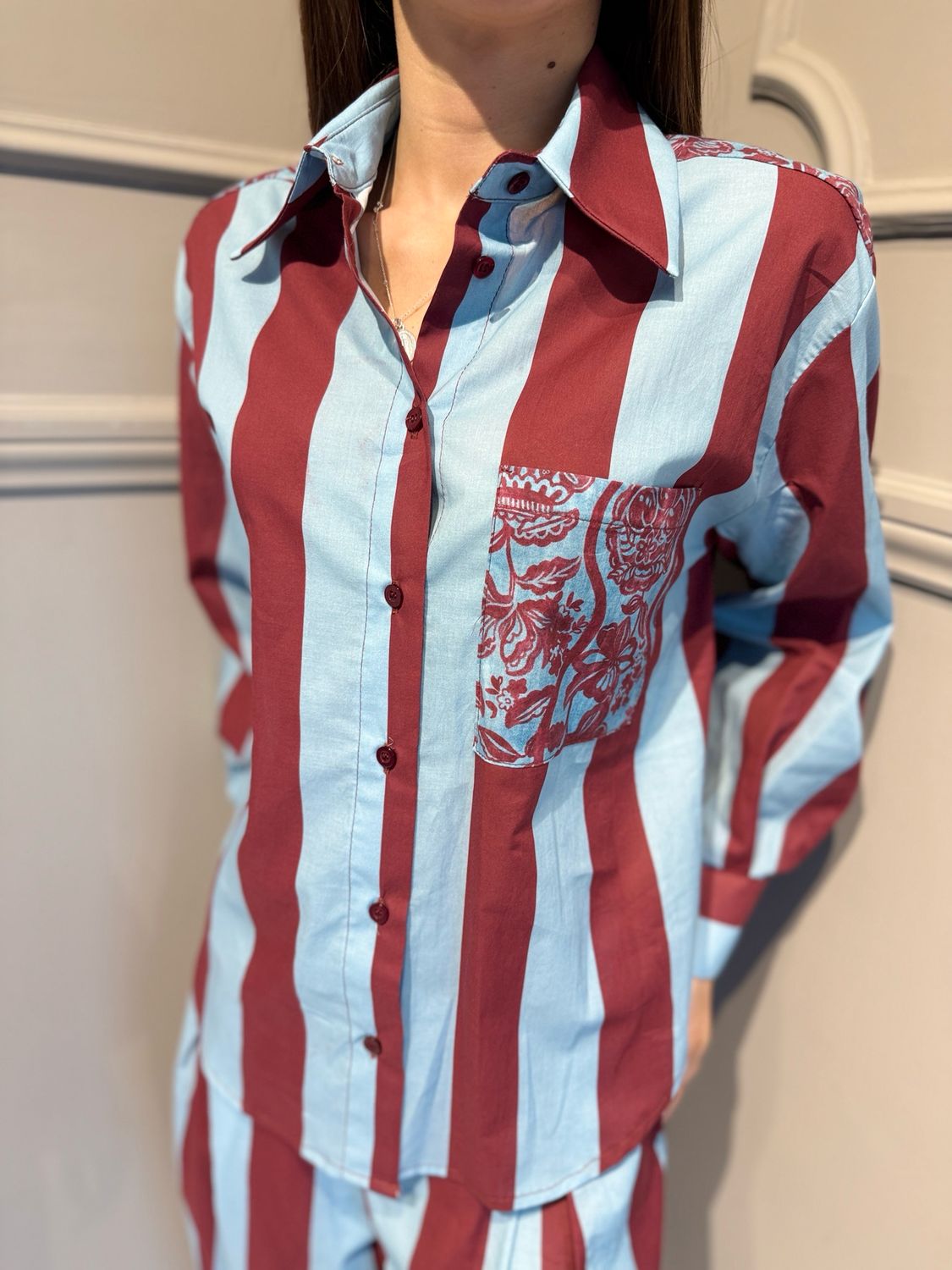 TENSIONE IN - camicia PE260285 India/celeste