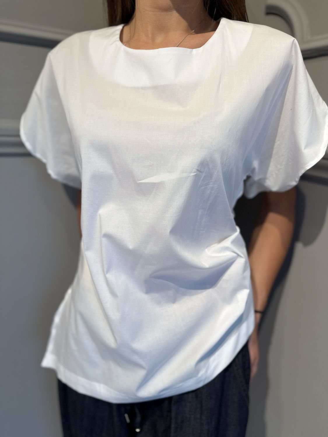 MOTEL - camicia avvitata 26C5342 bianco