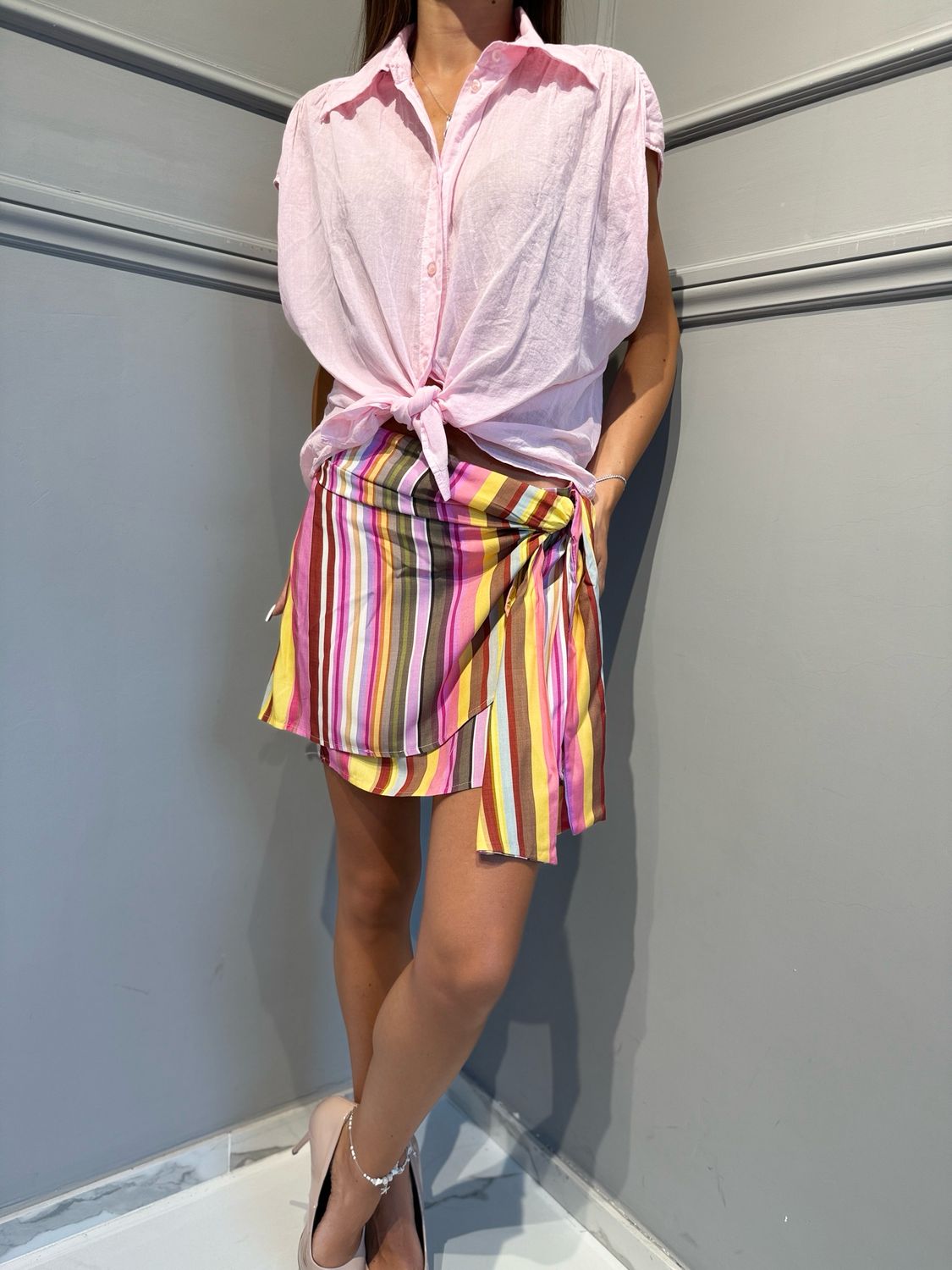 TENSIONE IN - camicia PE260347 confetto