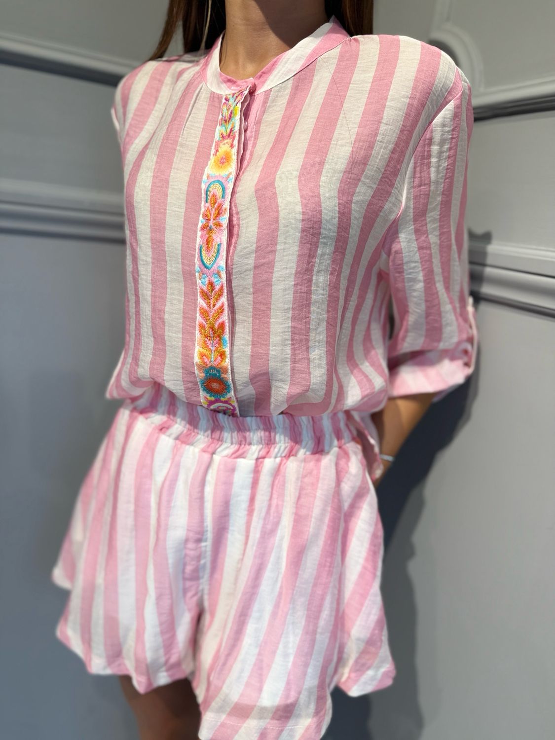 TENSIONE IN - camicia PE260335 rosa