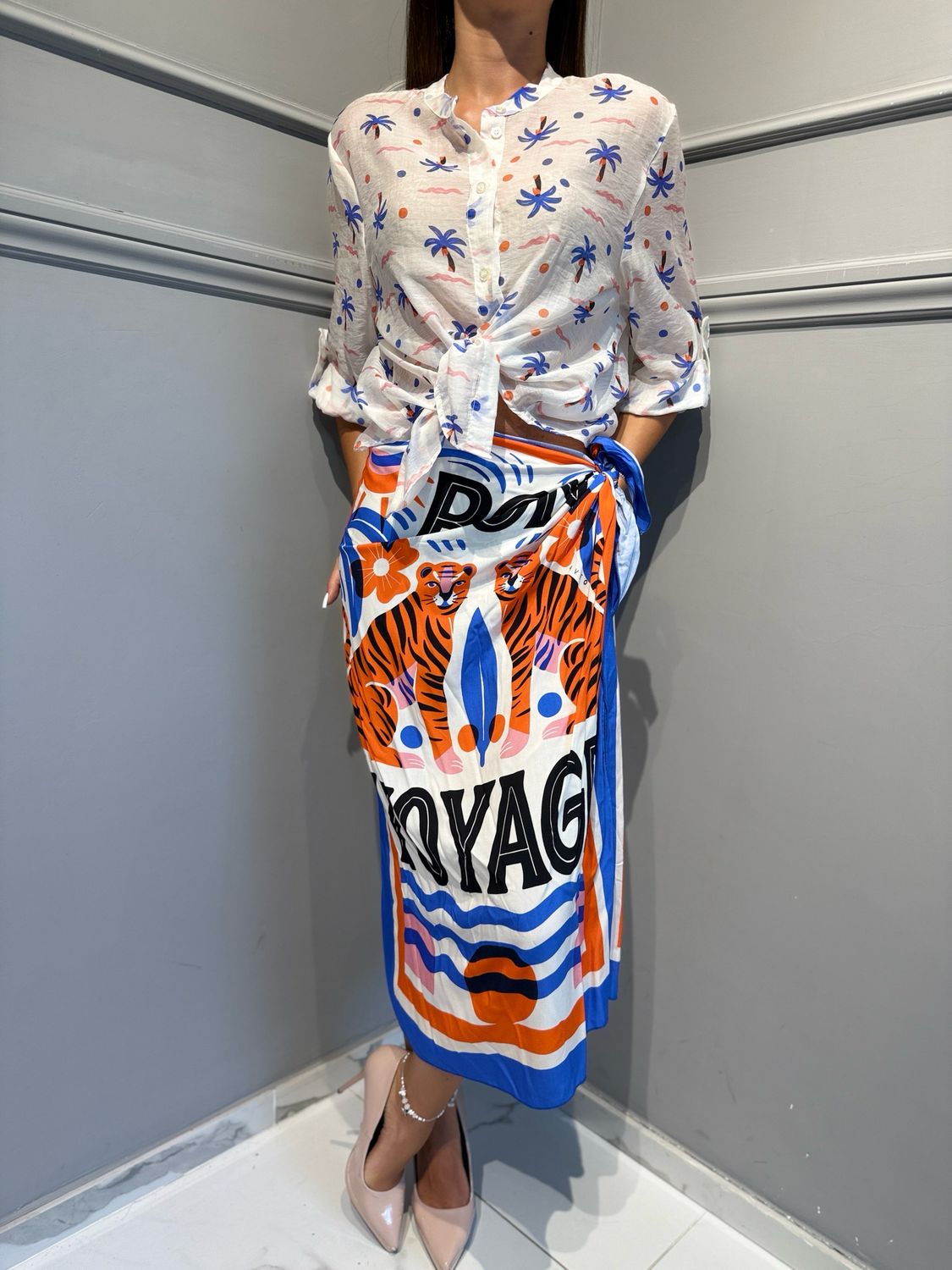 HAVE ONE - gonna lunga pareo GVS-Q237 royal